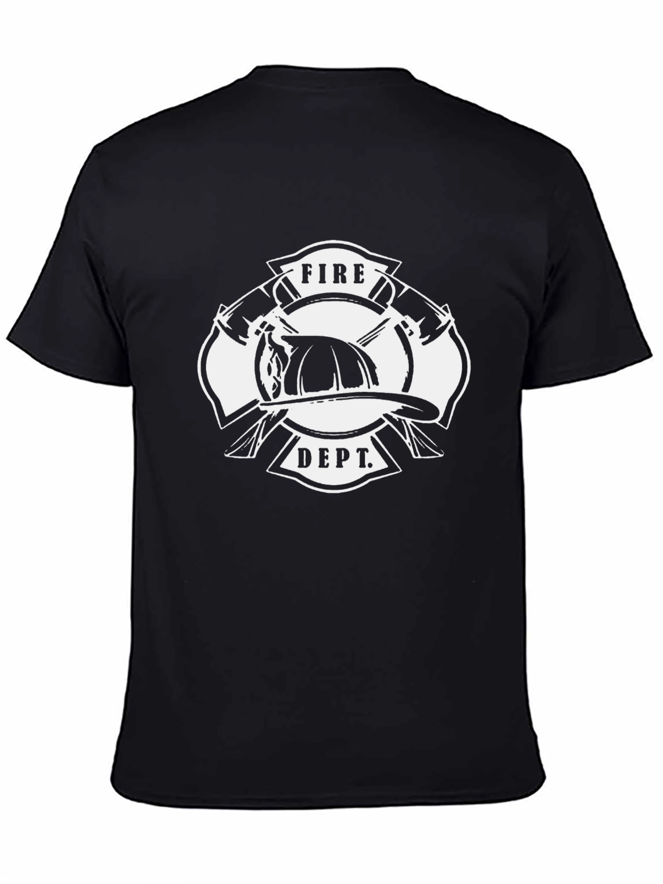 Fire Department T-Shirt - Black