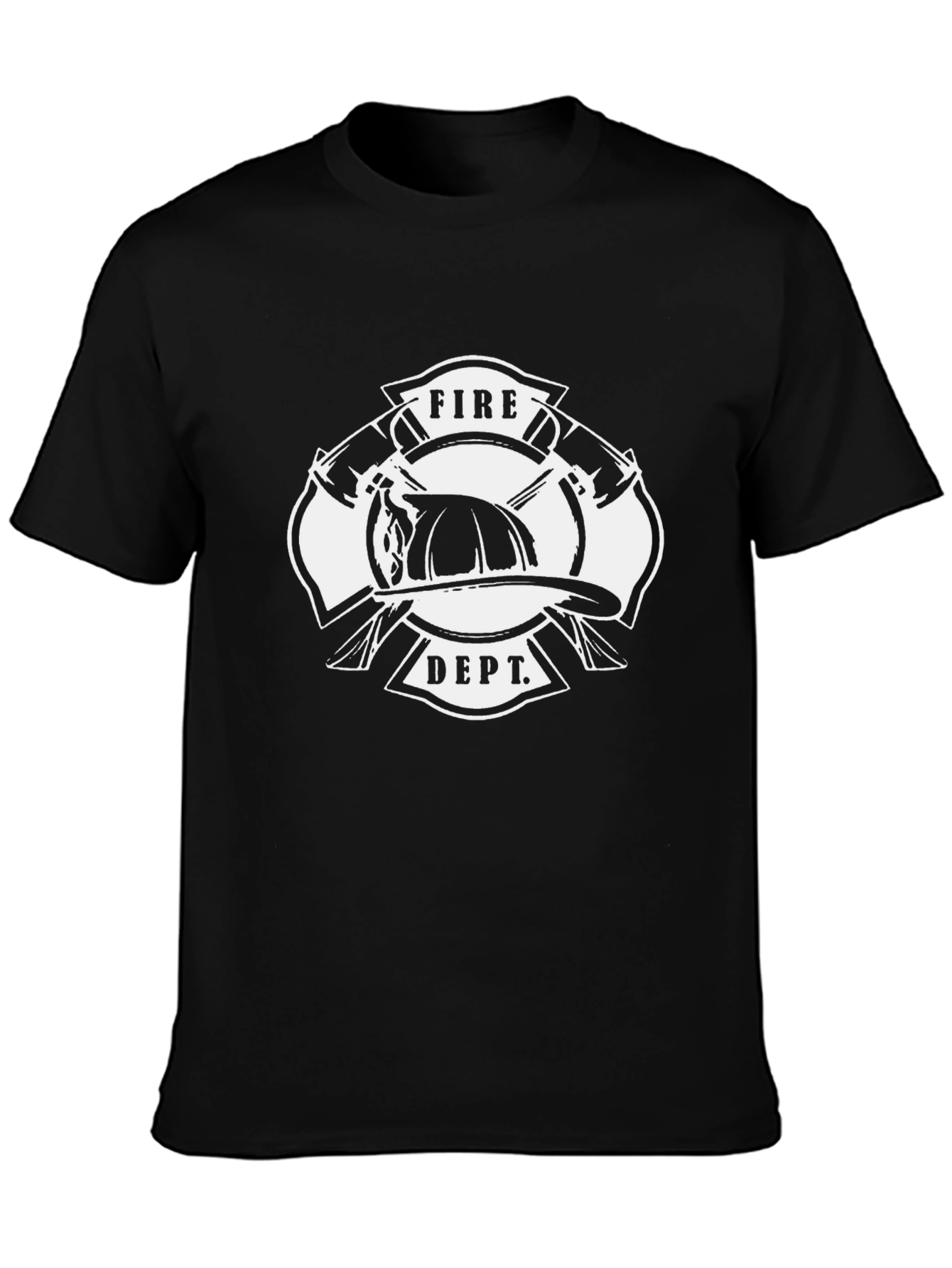 Fire Department T-Shirt - Black