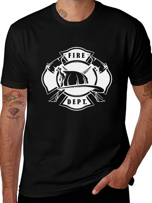 Fire Department T-Shirt - Black
