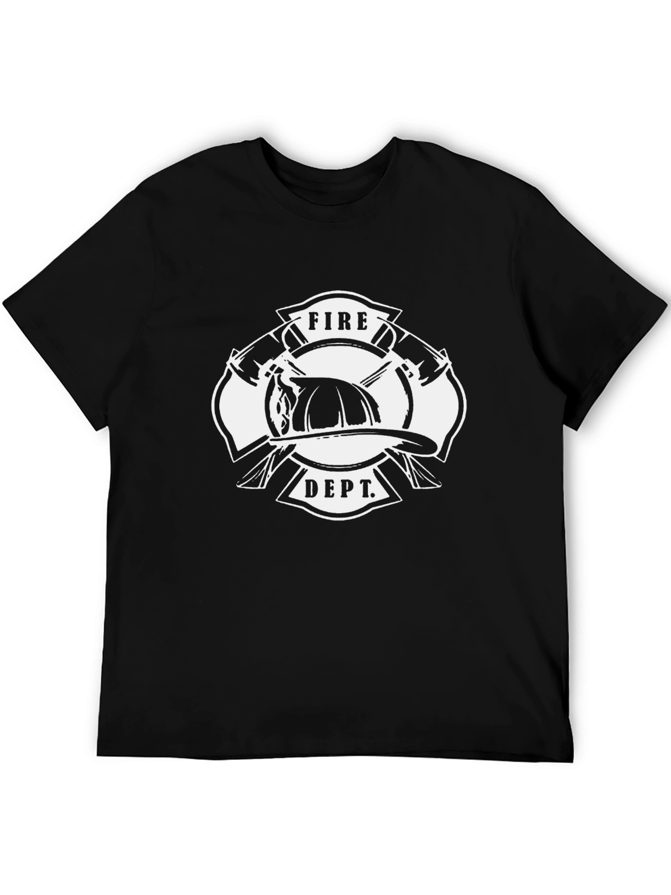 Fire Department T-Shirt - Black