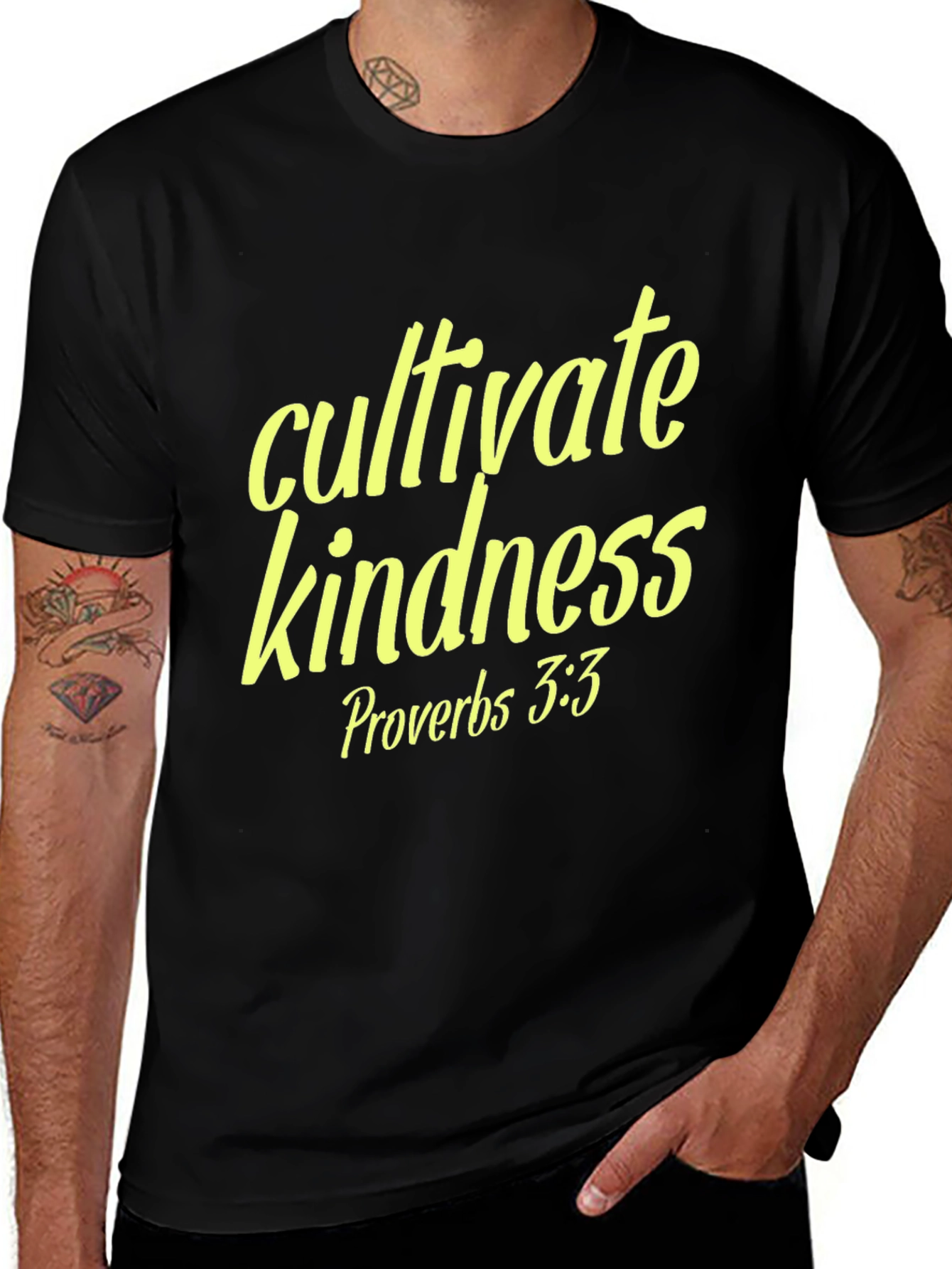 Cultivate Kindness Black T-Shirt