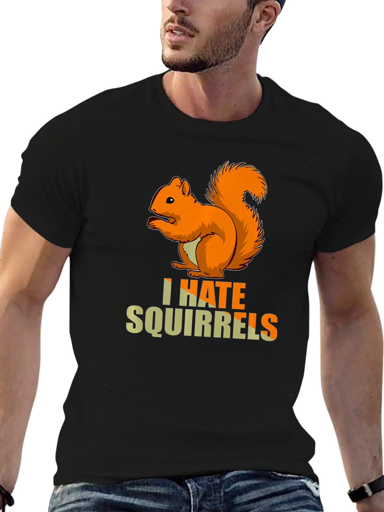I Hate Squirrels T-Shirt - Funny Graphic Tee