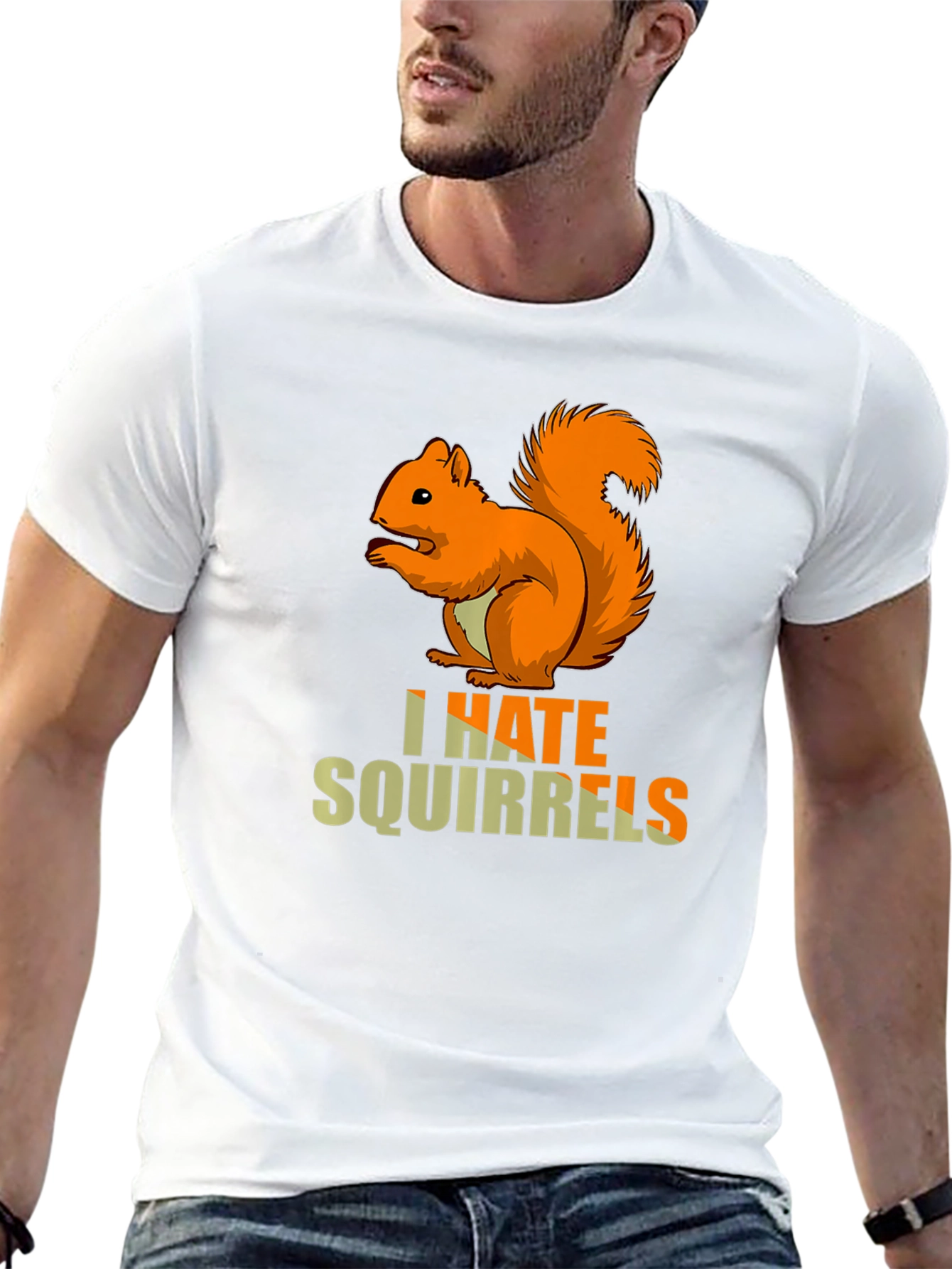I Hate Squirrels T-Shirt - Funny Graphic Tee