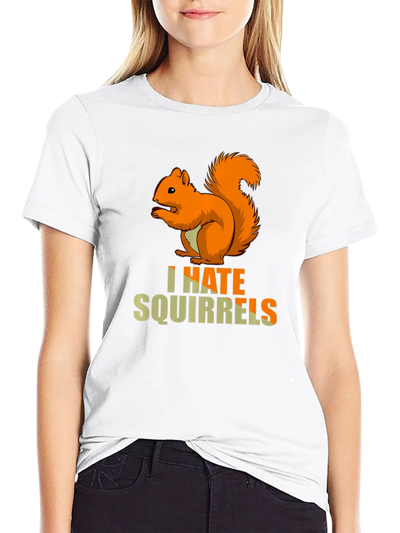I Hate Squirrels T-Shirt - Funny Graphic Tee