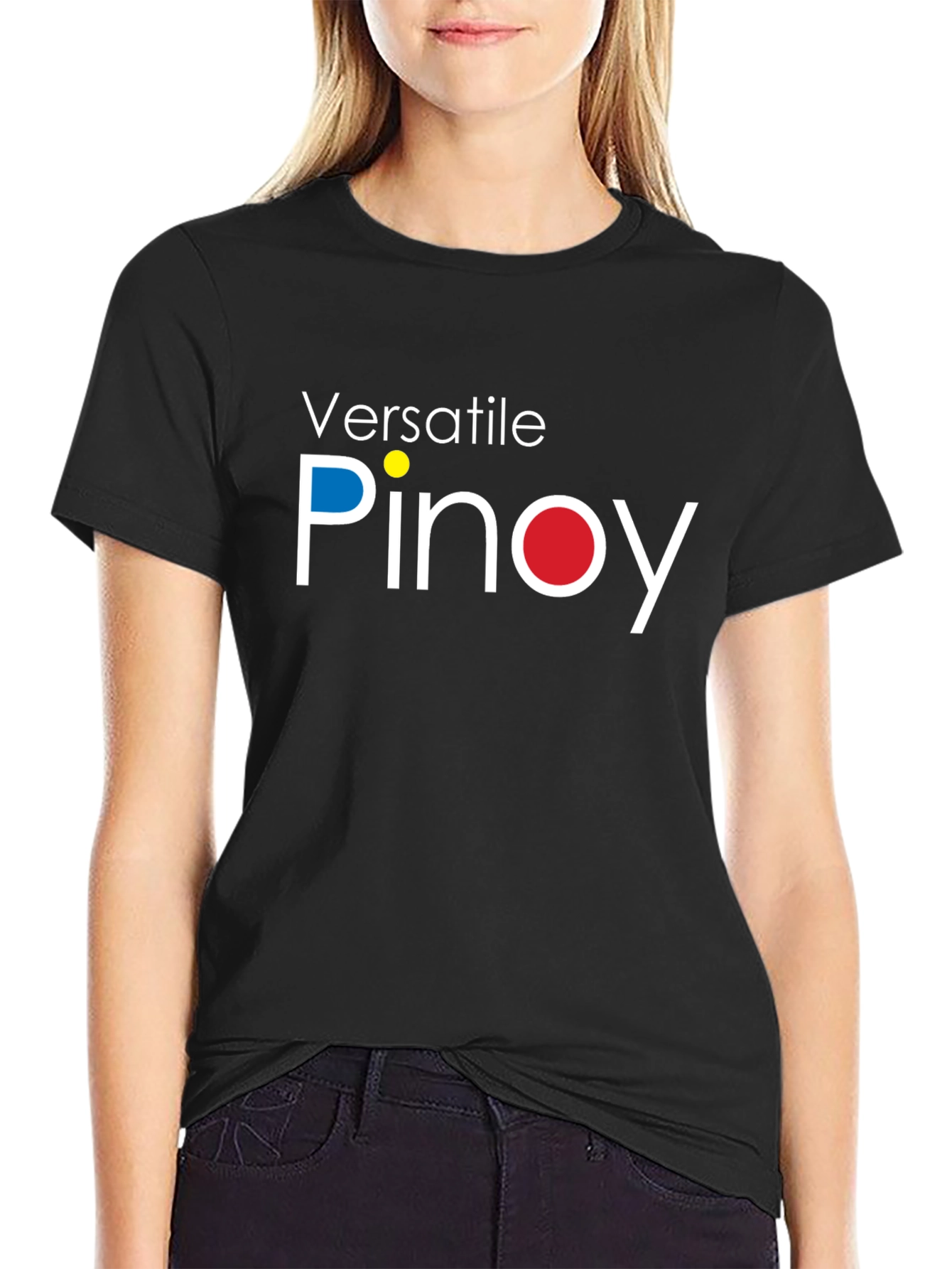 Versatile Pinoy Graphic Tee - Black T-Shirt