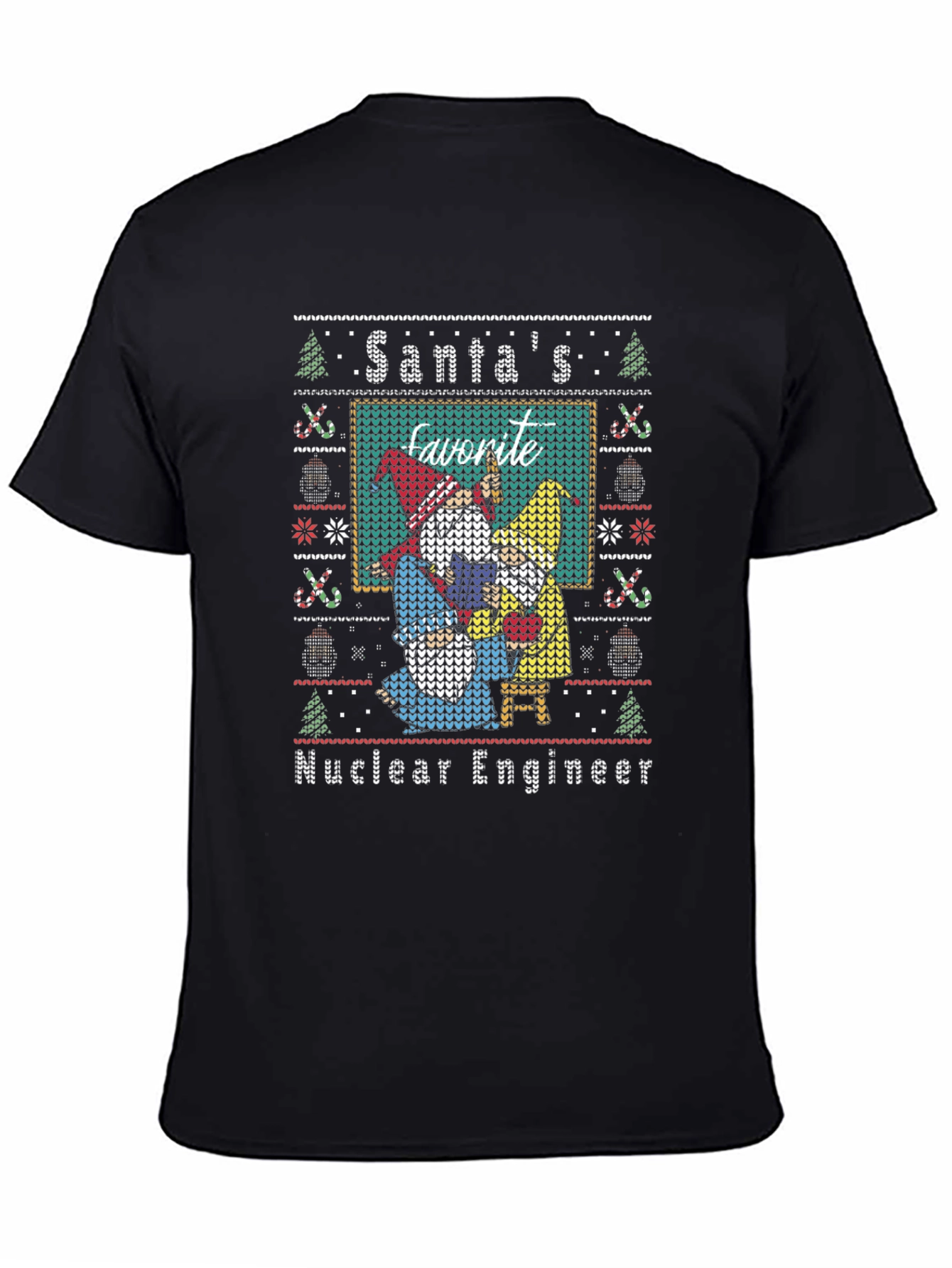 Nuclear Engineer Santas Favorite Ugly Christmas Sweater T-Shirt