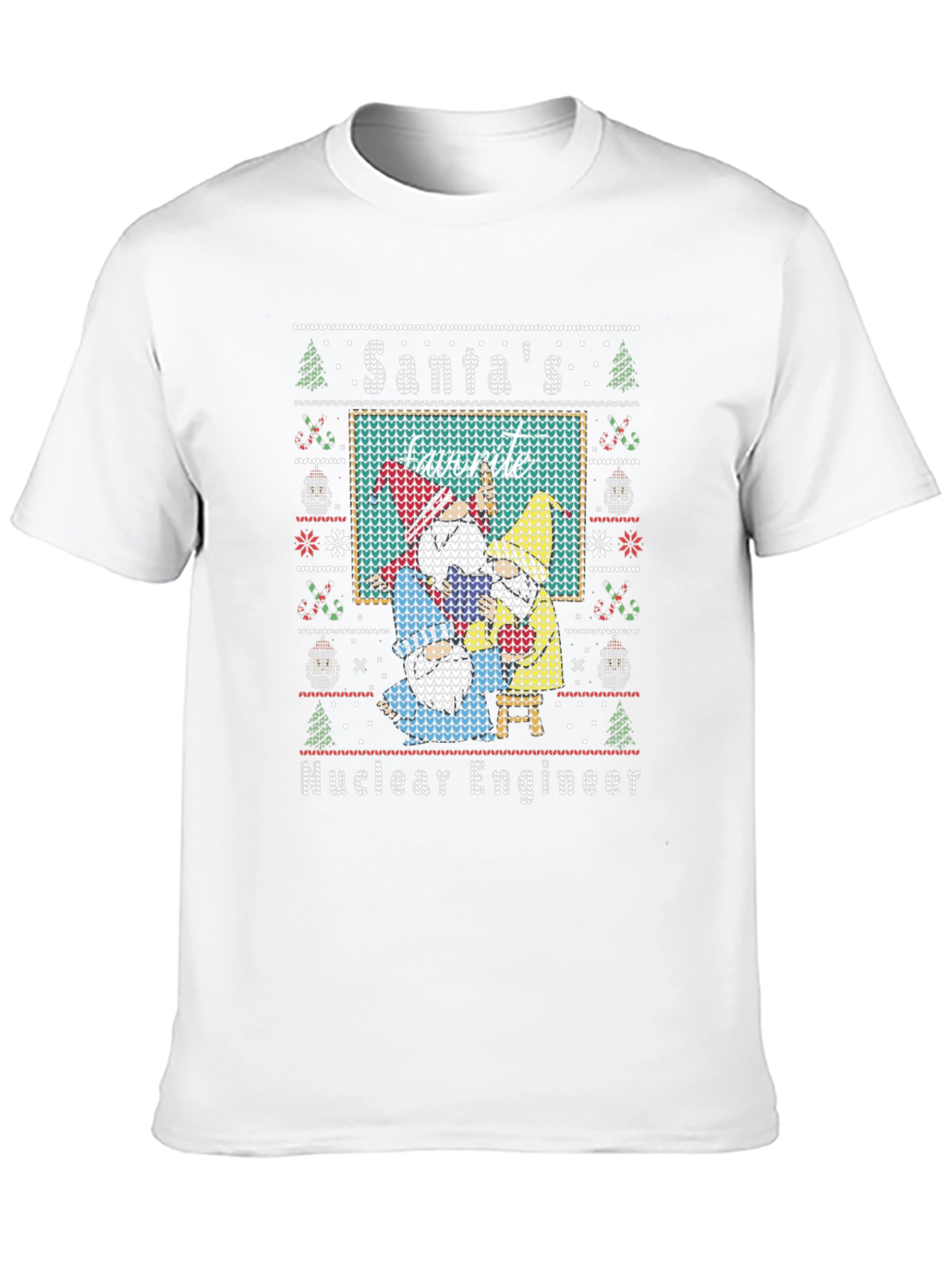 Nuclear Engineer Santas Favorite Ugly Christmas Sweater T-Shirt