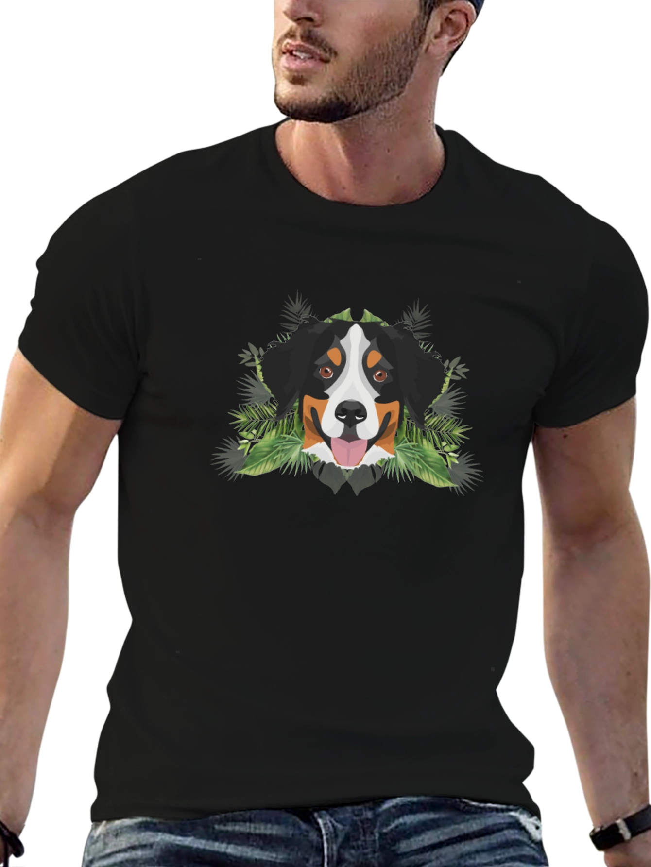 Bernese Mountain Dog Graphic Tee