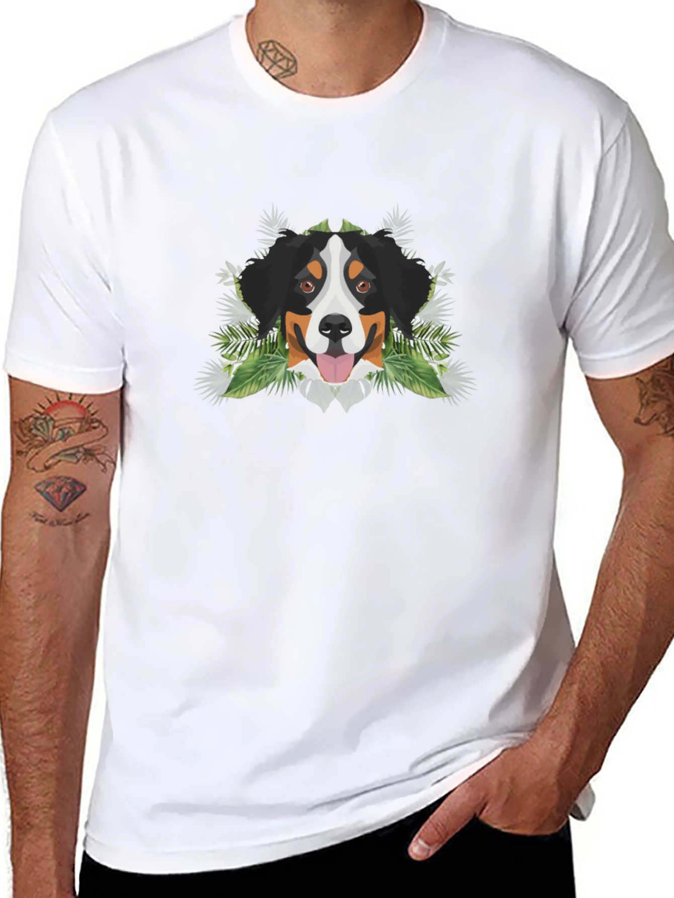 Bernese Mountain Dog Graphic Tee