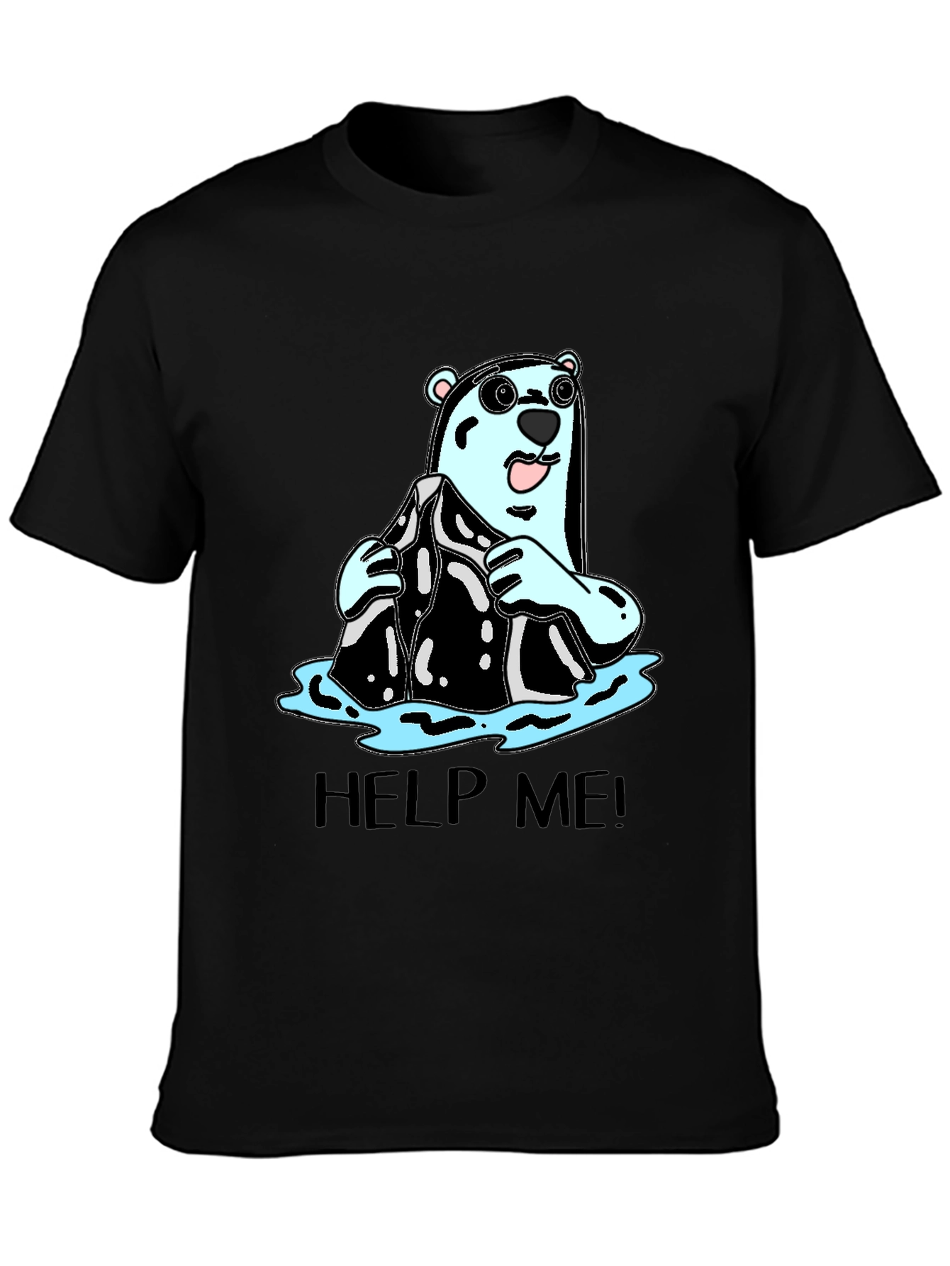 Polar Bear Help Graphic Tee