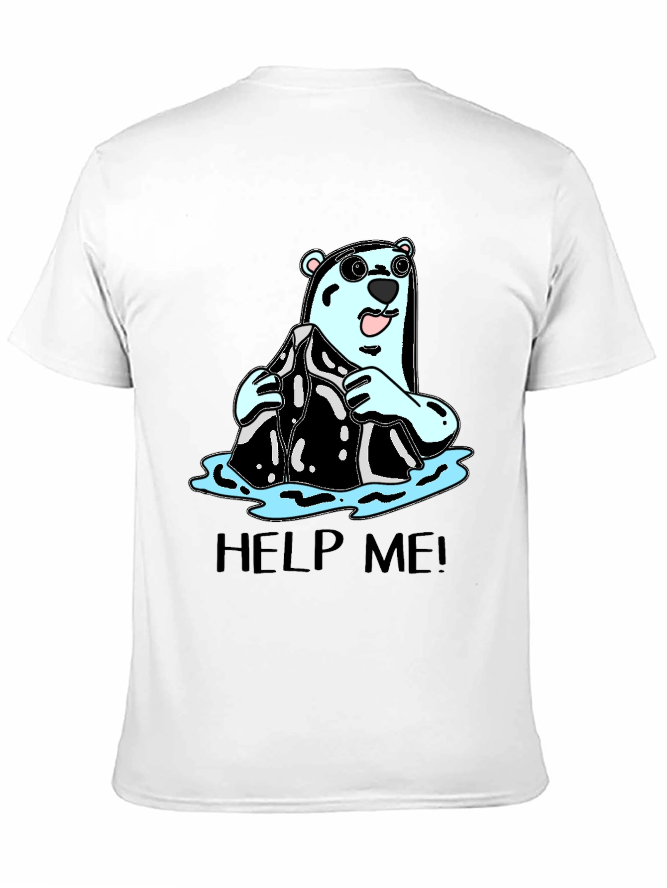 Polar Bear Help Graphic Tee