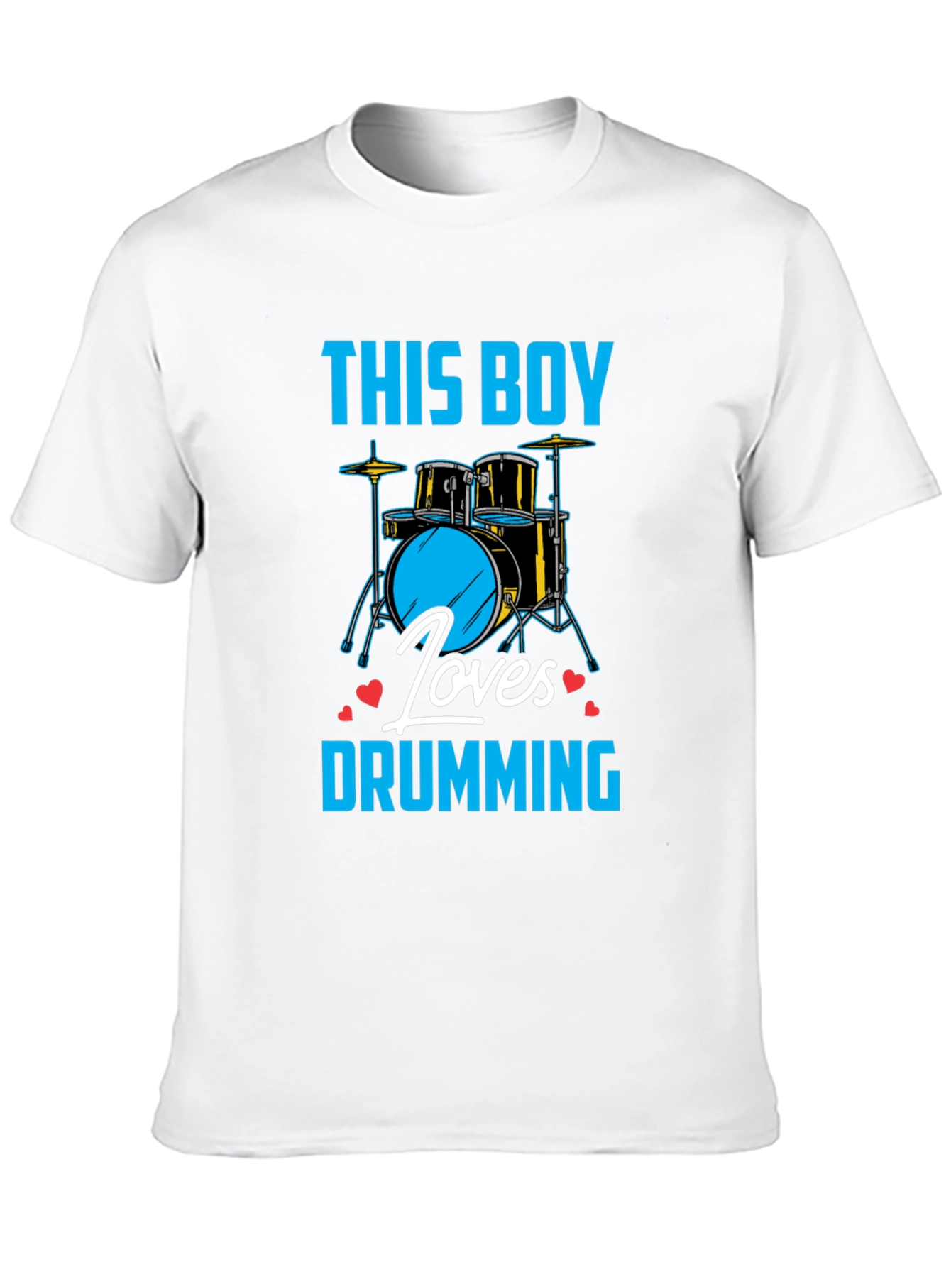 This Boy Loves Drumming Graphic Tee