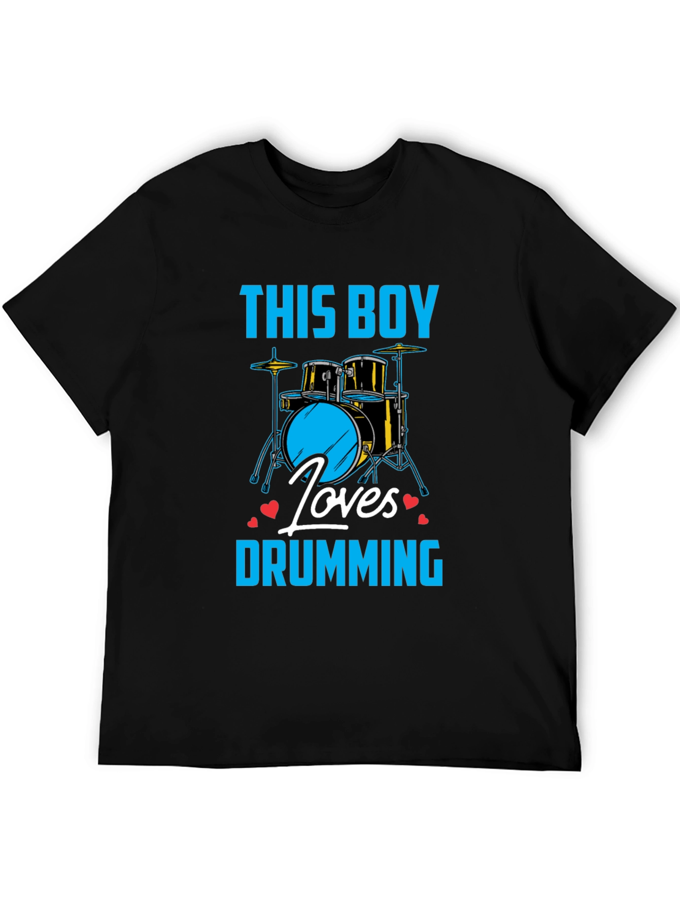 This Boy Loves Drumming Graphic Tee