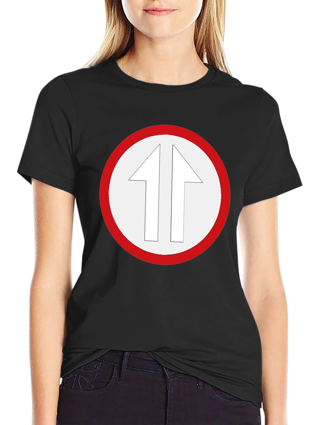 Arrow Circle Graphic T-Shirt