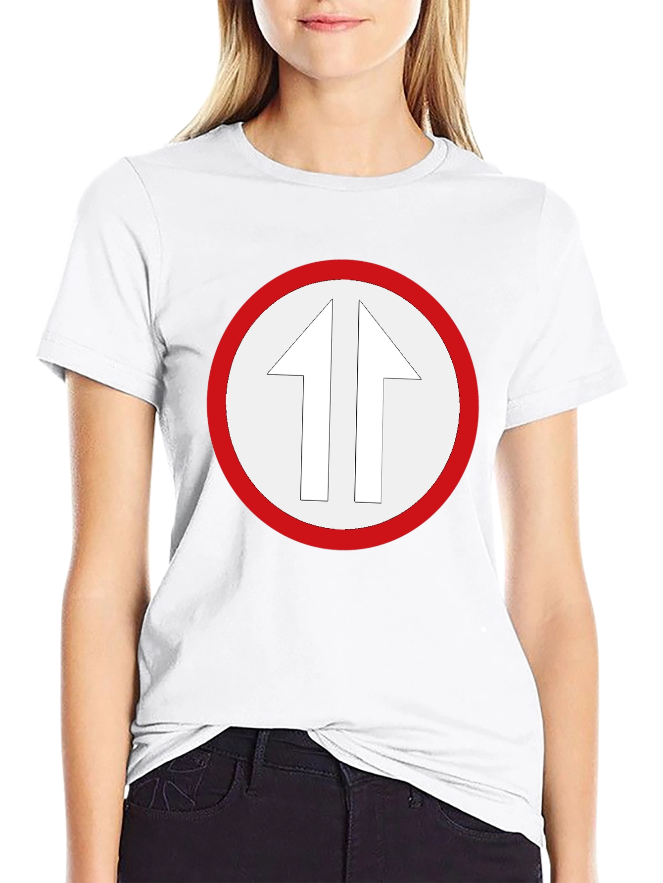 Arrow Circle Graphic T-Shirt