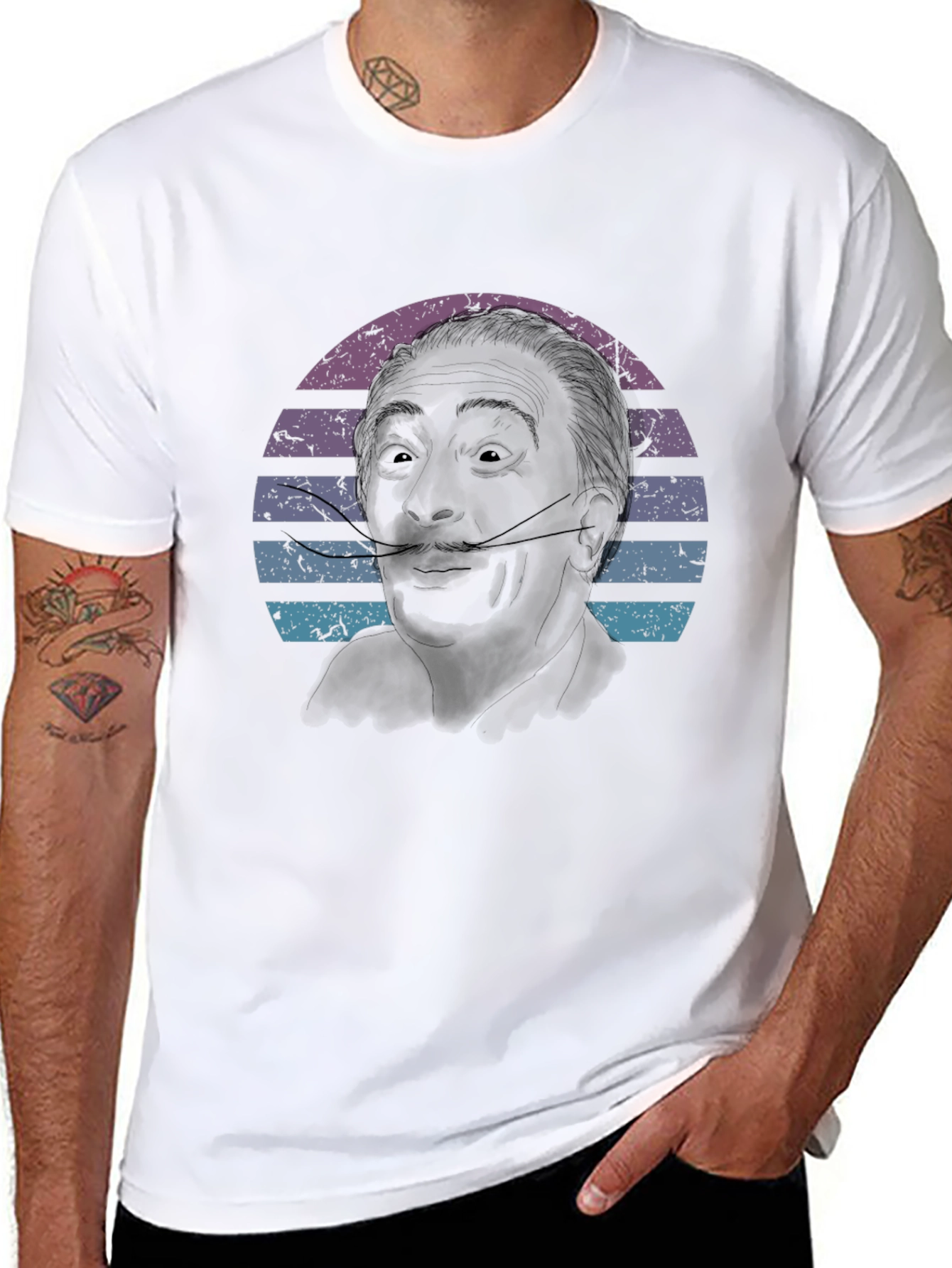 Salvador Dali Portrait T-Shirt