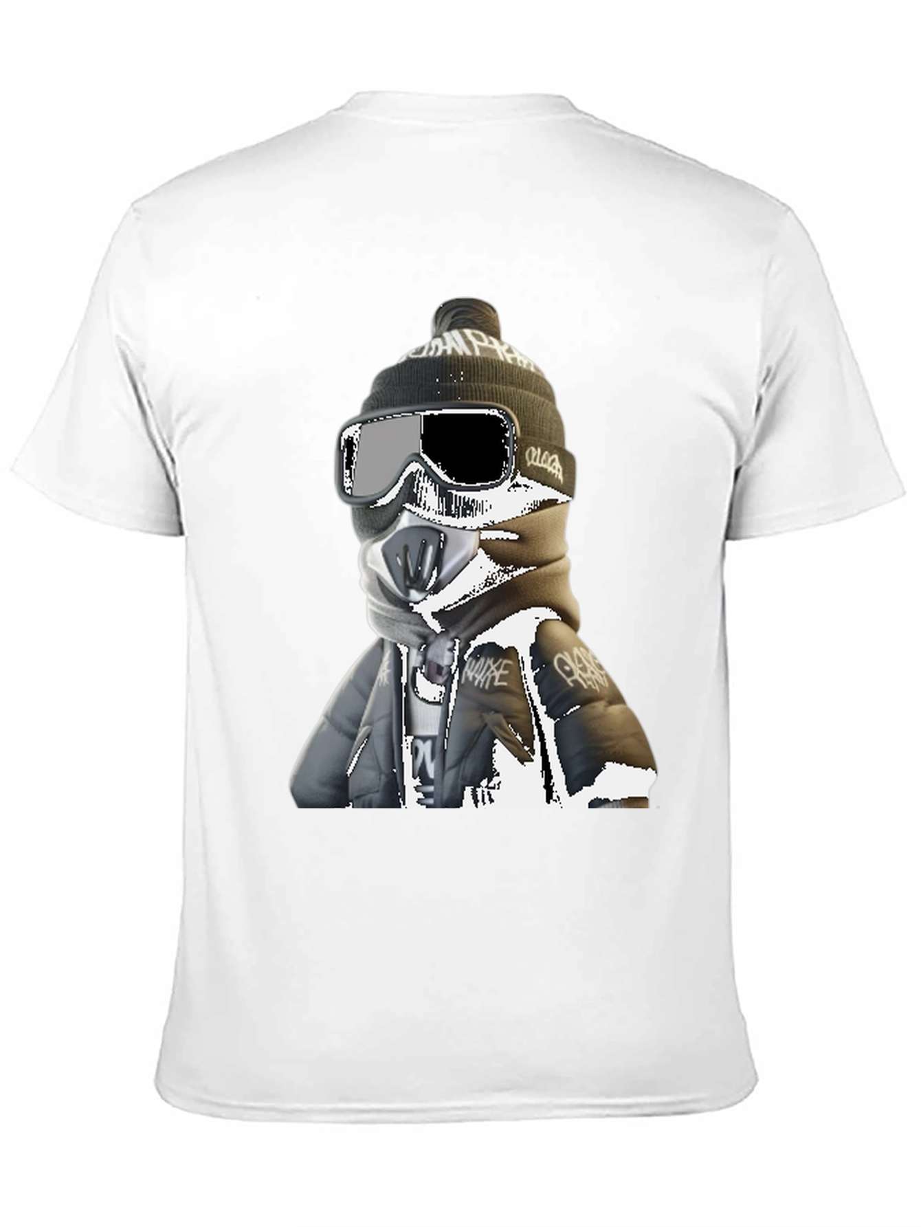 Cool Winter Rider Graphic Tee - Black