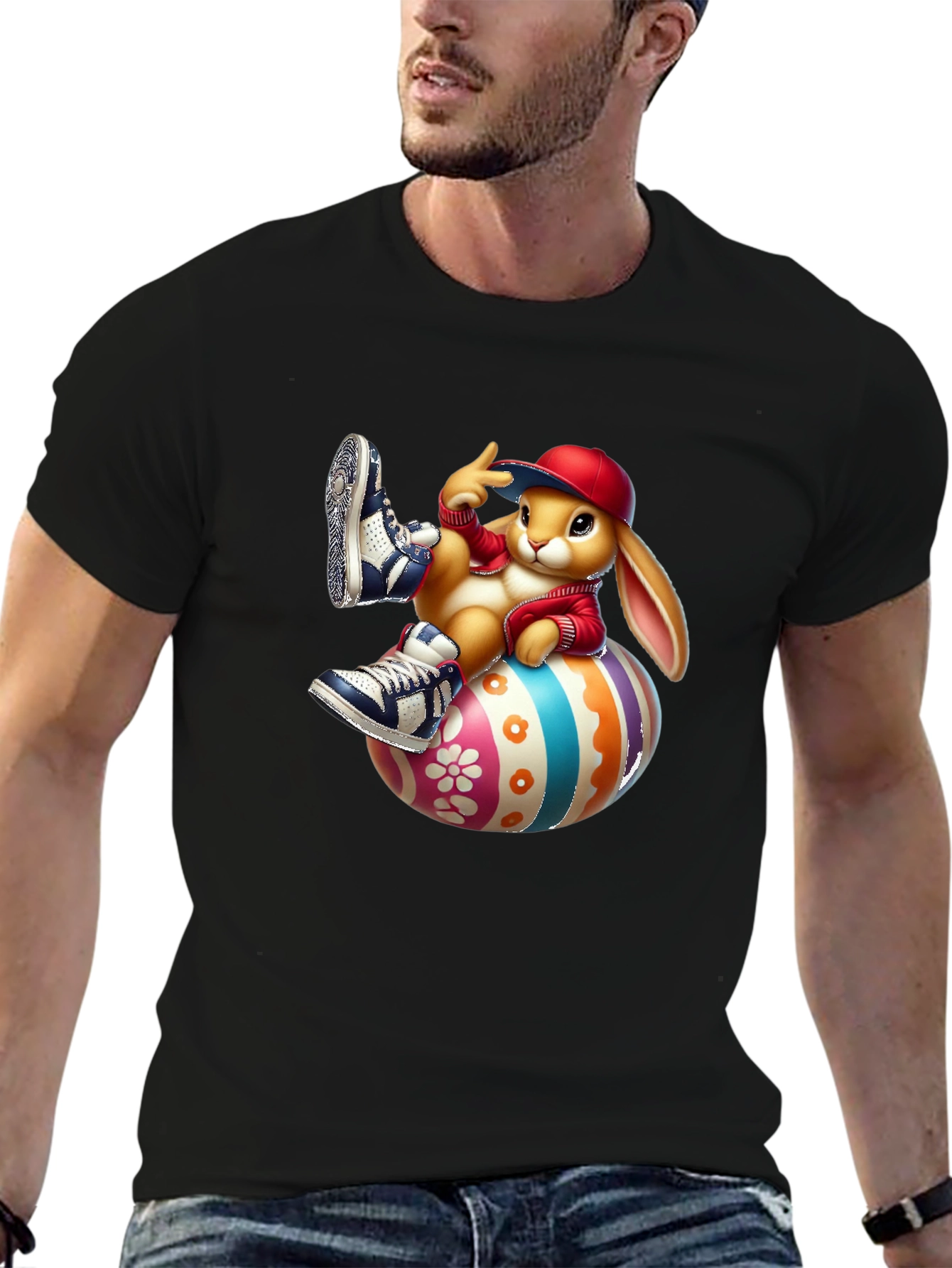 Cool Easter Bunny Tee - Fun Holiday Style!