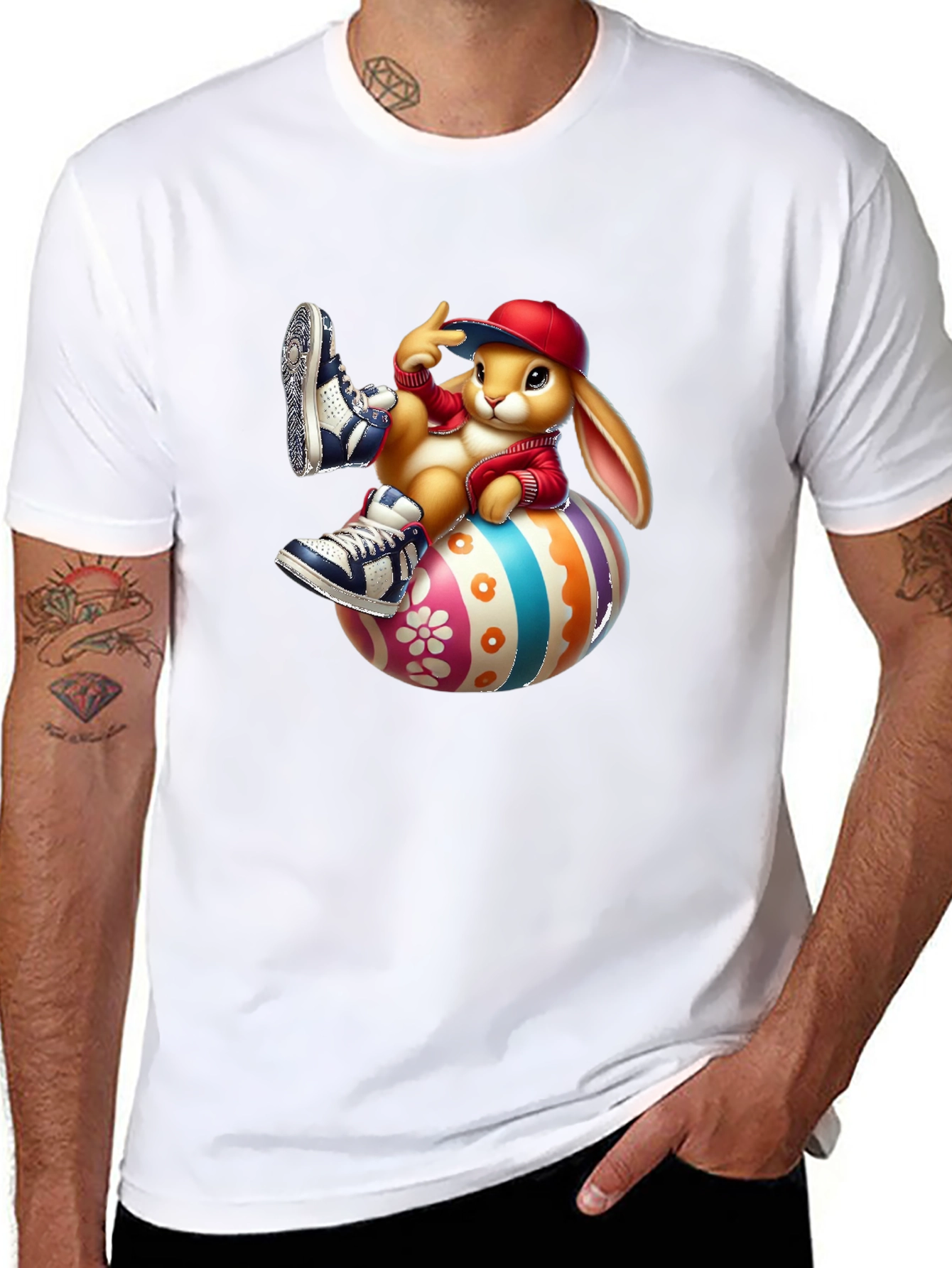 Cool Easter Bunny Tee - Fun Holiday Style!