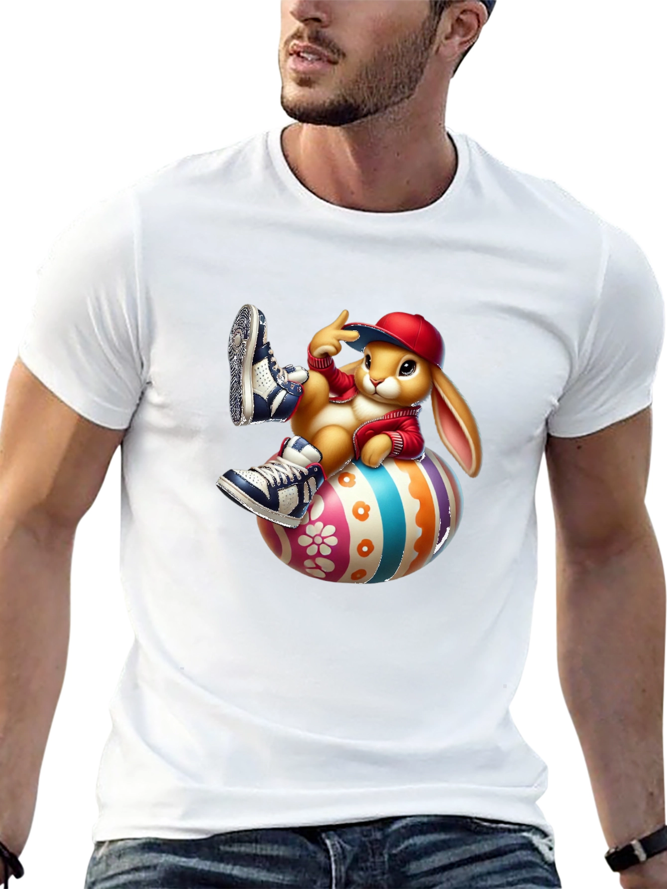 Cool Easter Bunny Tee - Fun Holiday Style!