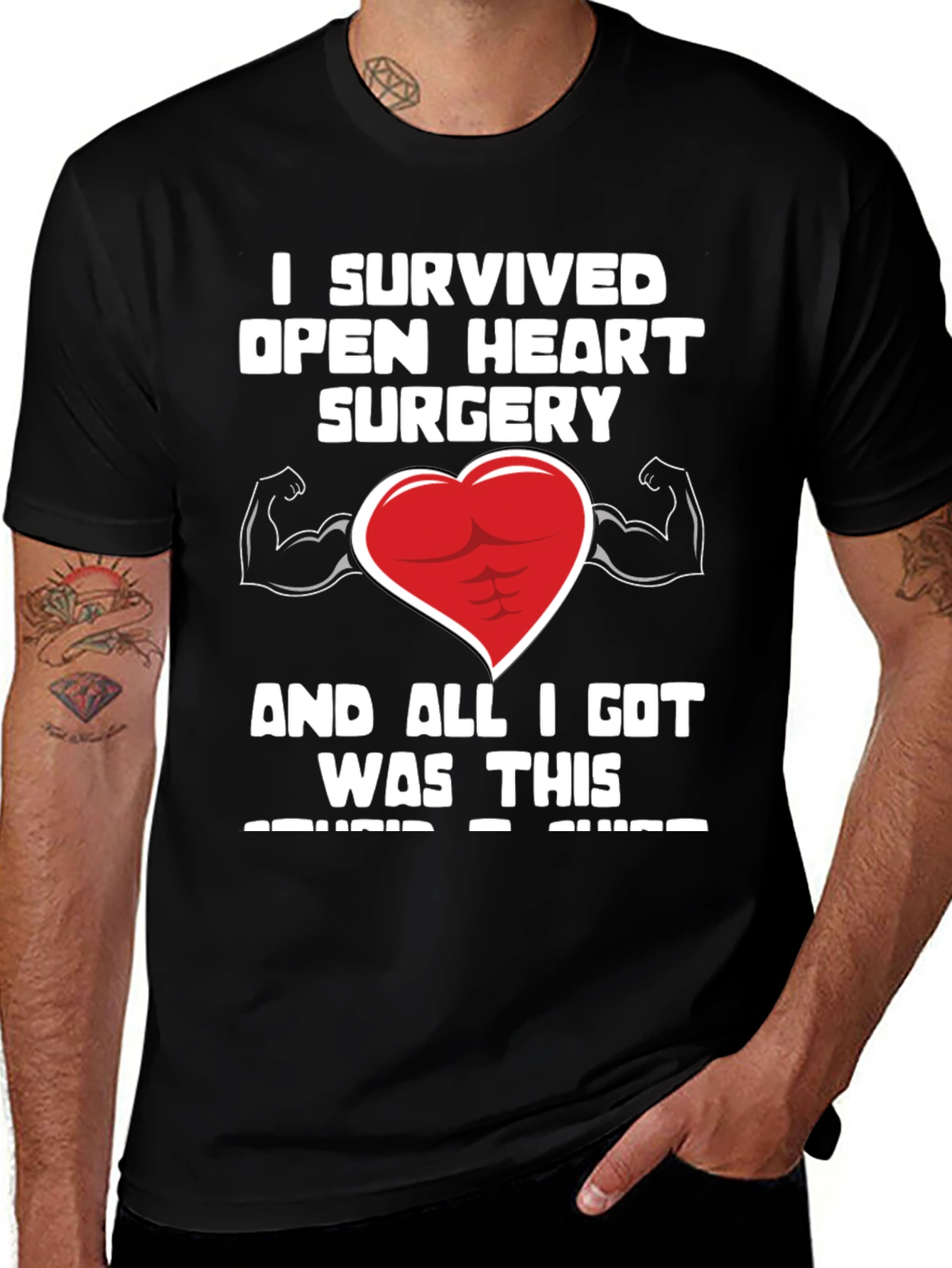 I Survived Open Heart Surgery T-Shirt
