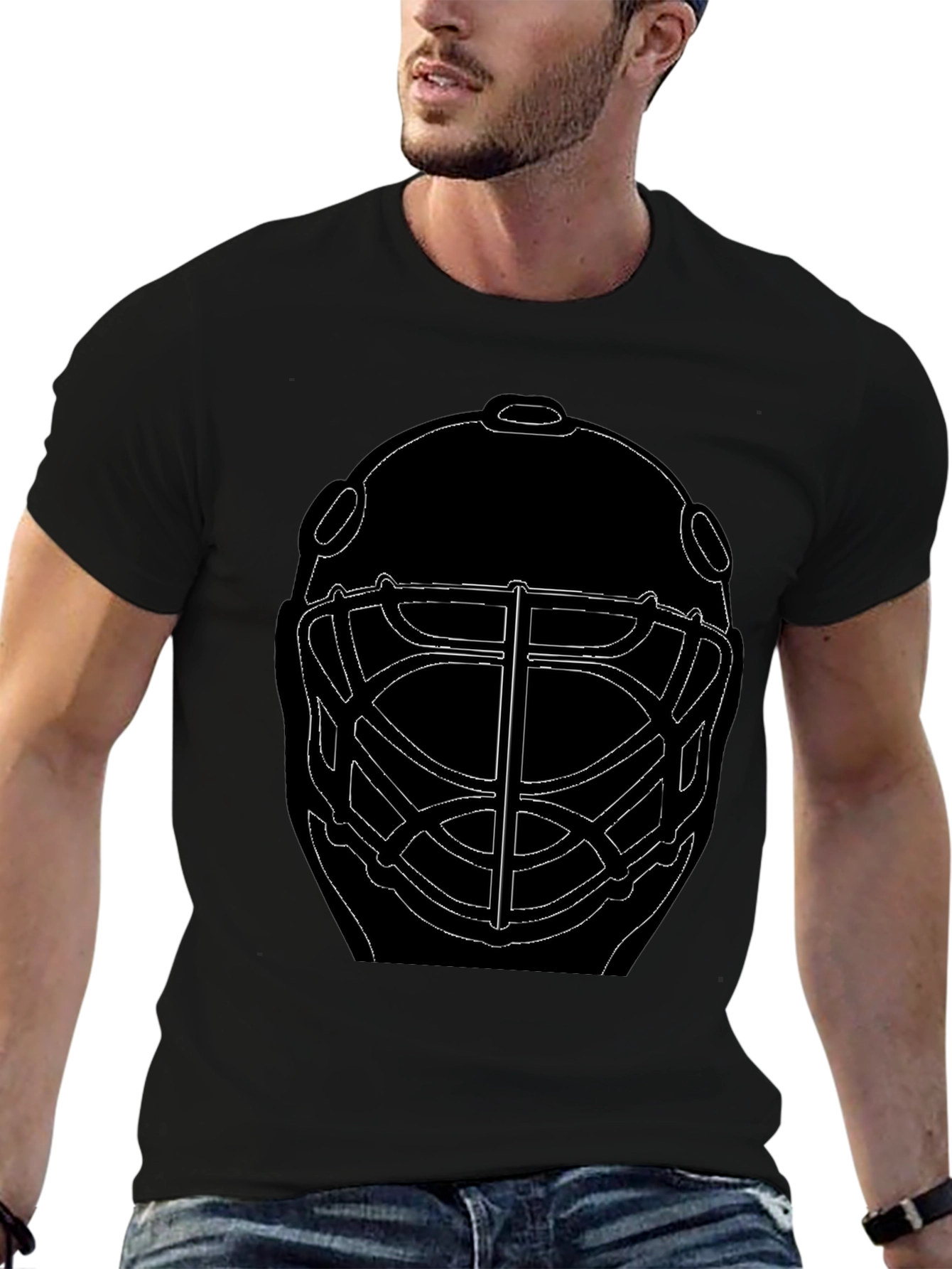 Hockey Goalie Mask Graphic Tee