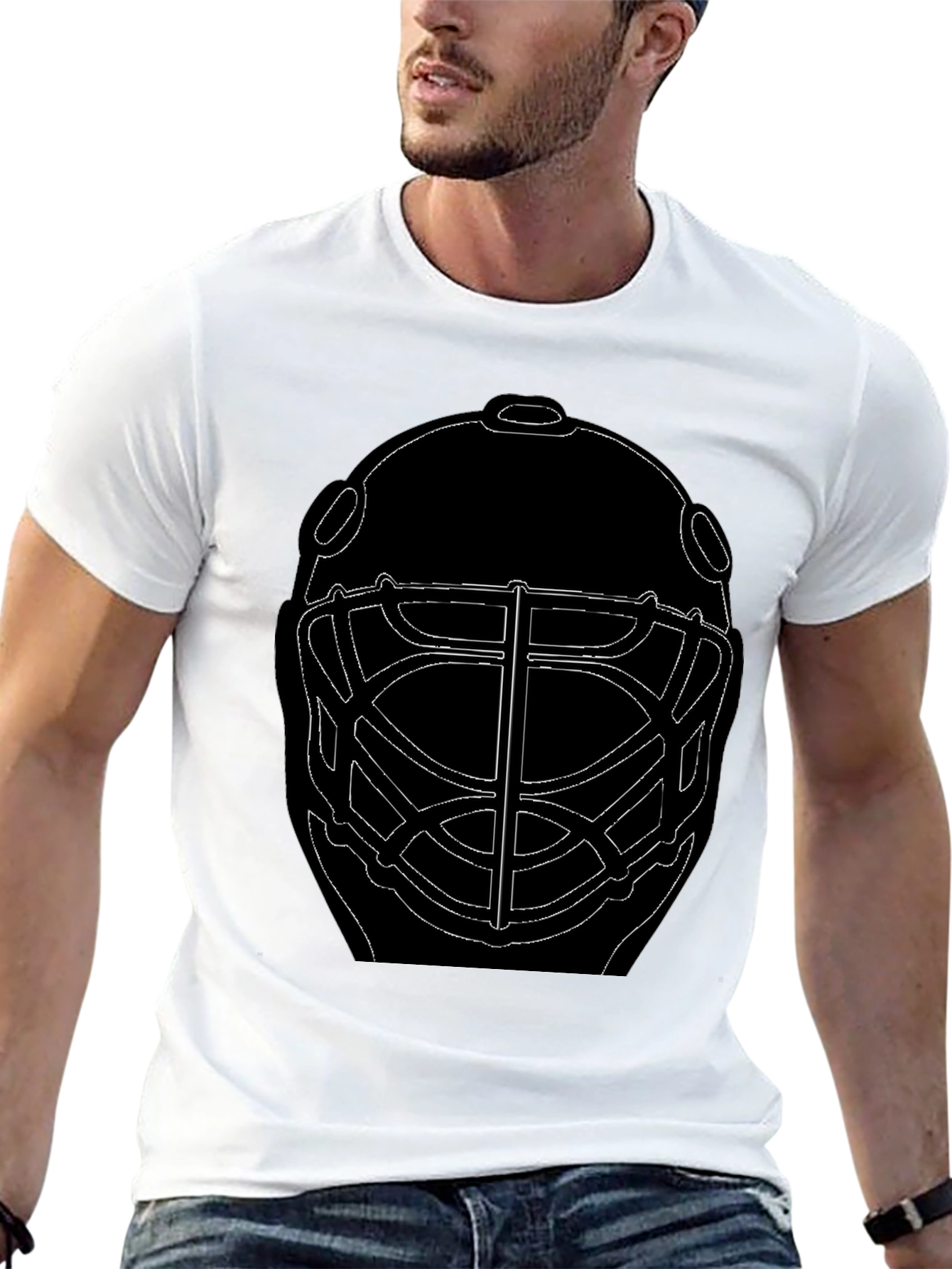 Hockey Goalie Mask Graphic Tee