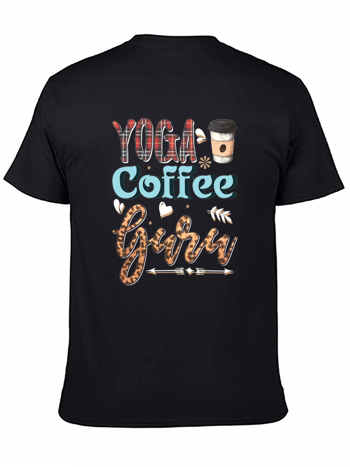 Yoga Coffee Guru Graphic Tee