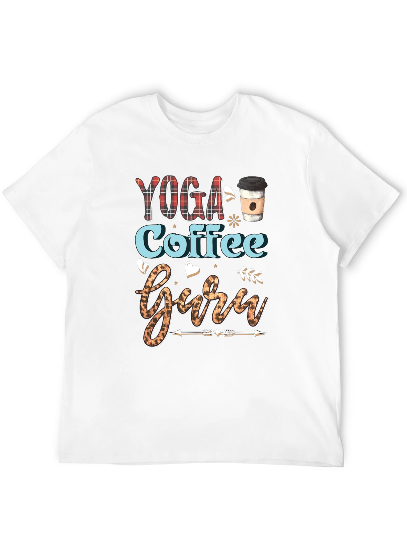 Yoga Coffee Guru Graphic Tee