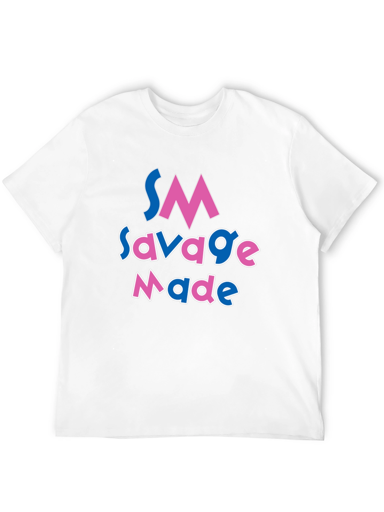 SM Savage Made Graphic T-Shirt - Black
