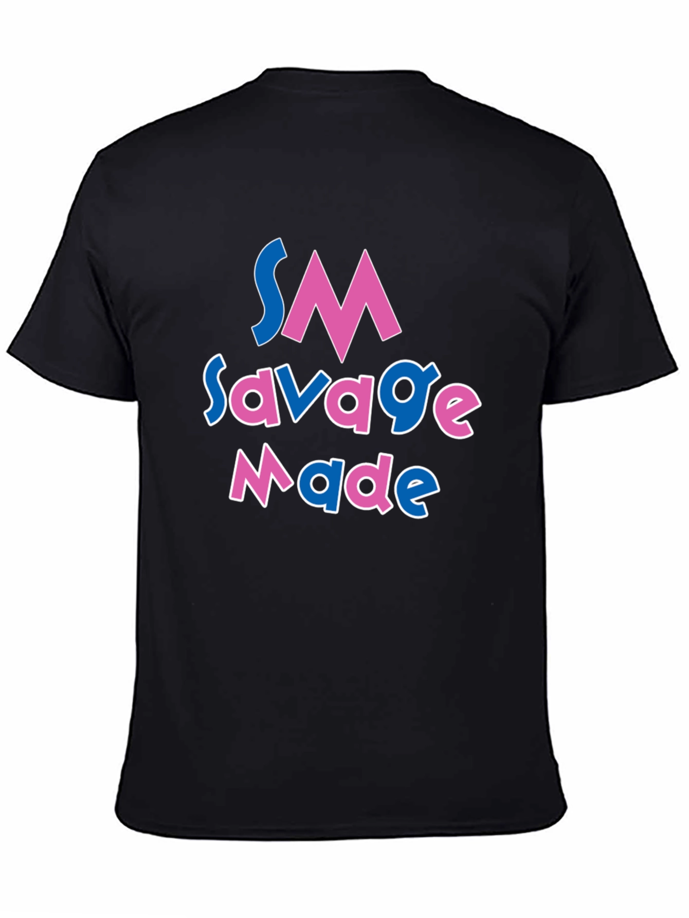 SM Savage Made Graphic T-Shirt - Black