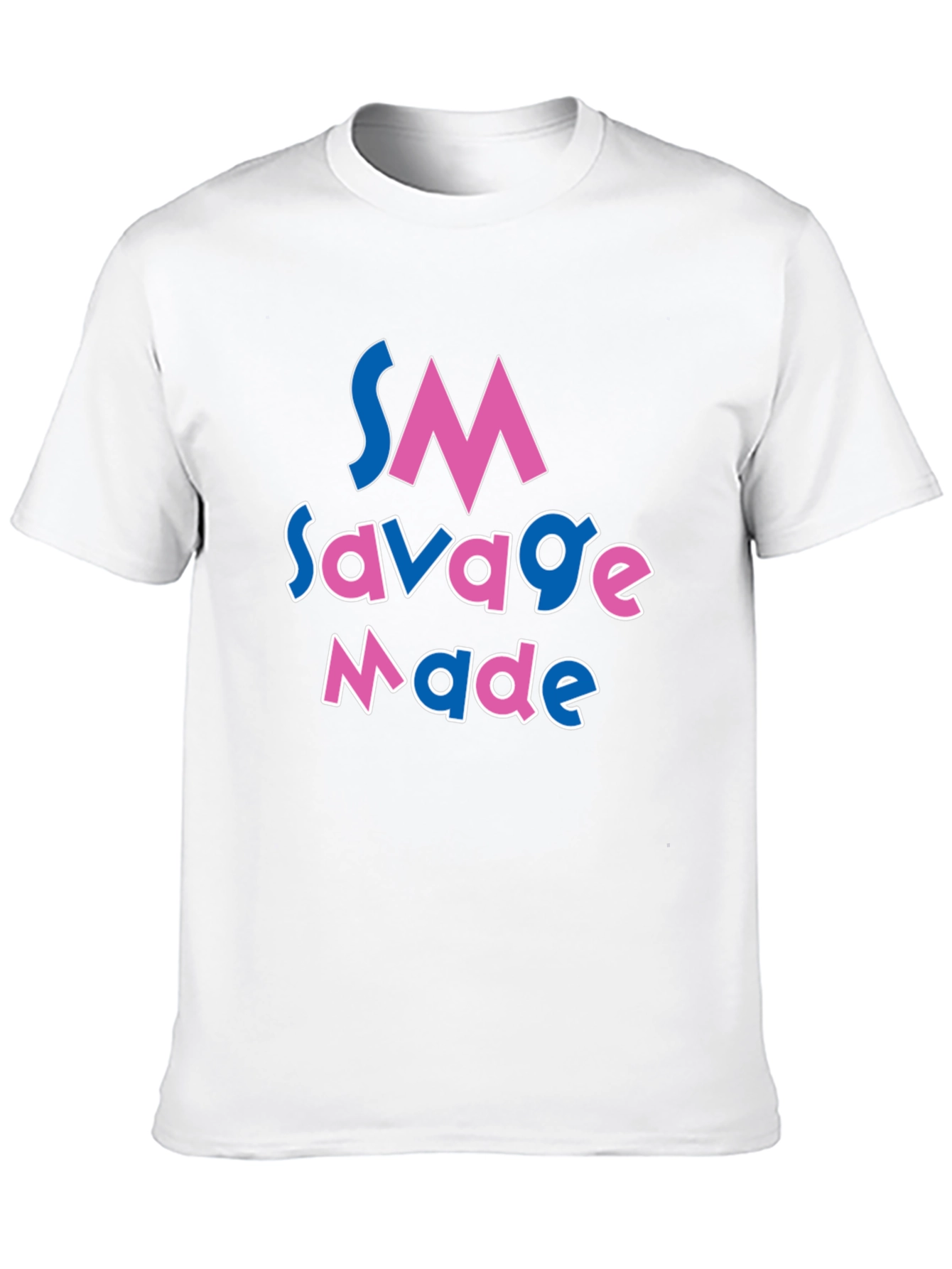 SM Savage Made Graphic T-Shirt - Black