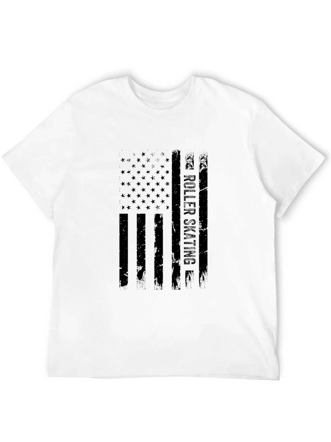 Roller Skating American Flag T-Shirt