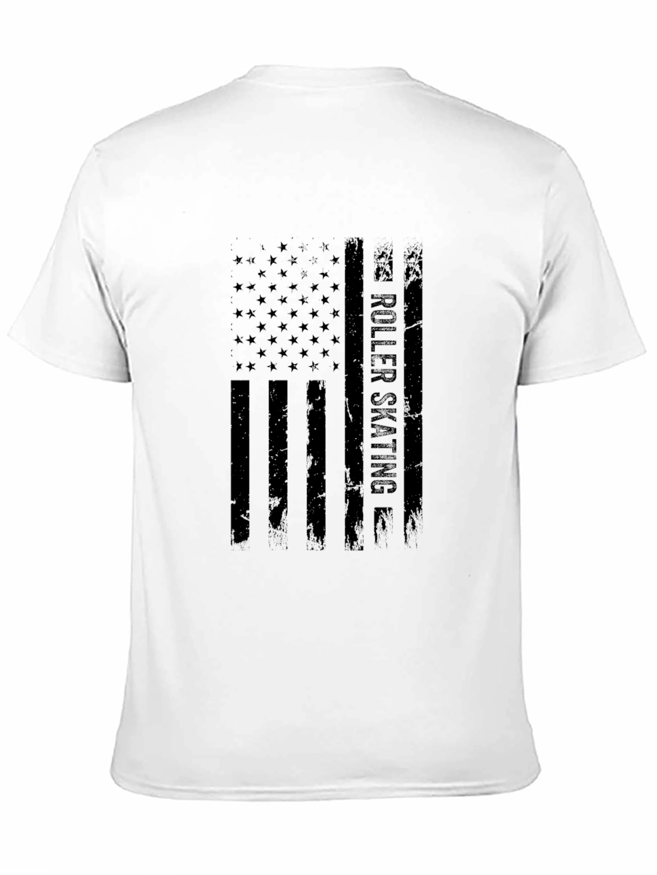 Roller Skating American Flag T-Shirt