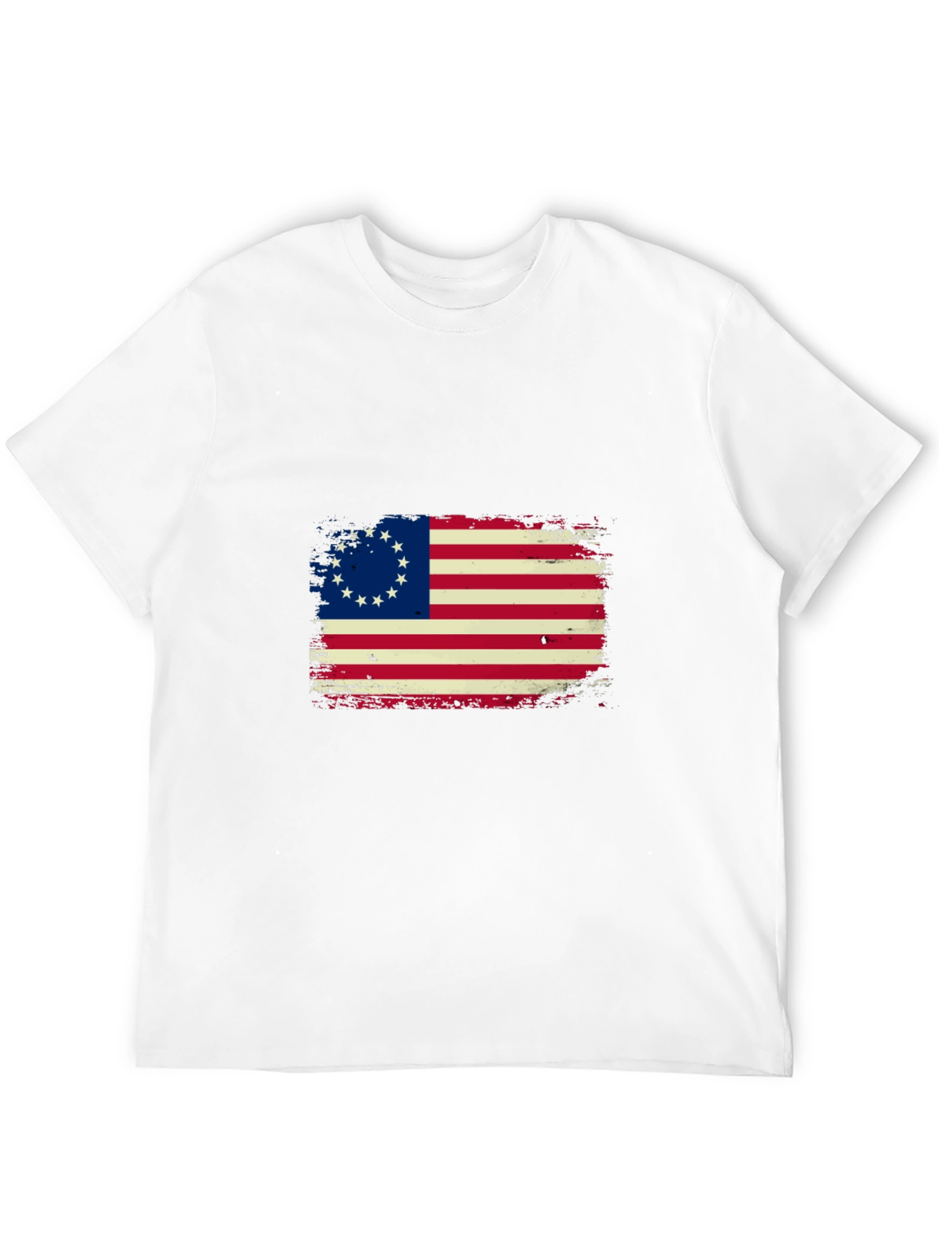 Betsy Ross Flag Graphic Tee - Patriotic Style