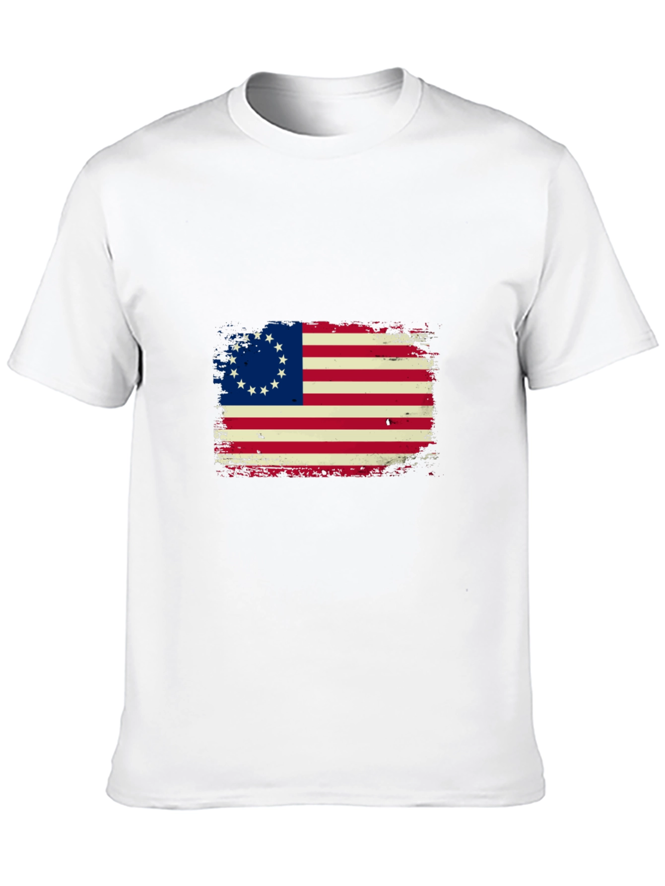 Betsy Ross Flag Graphic Tee - Patriotic Style