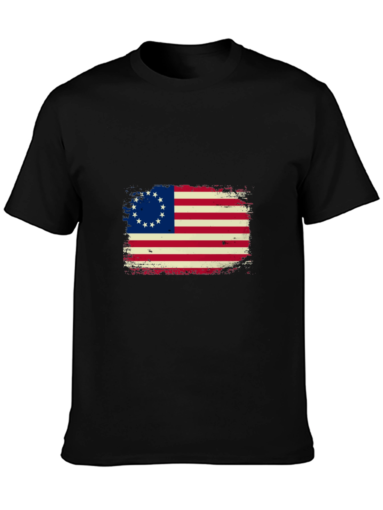 Betsy Ross Flag Graphic Tee - Patriotic Style