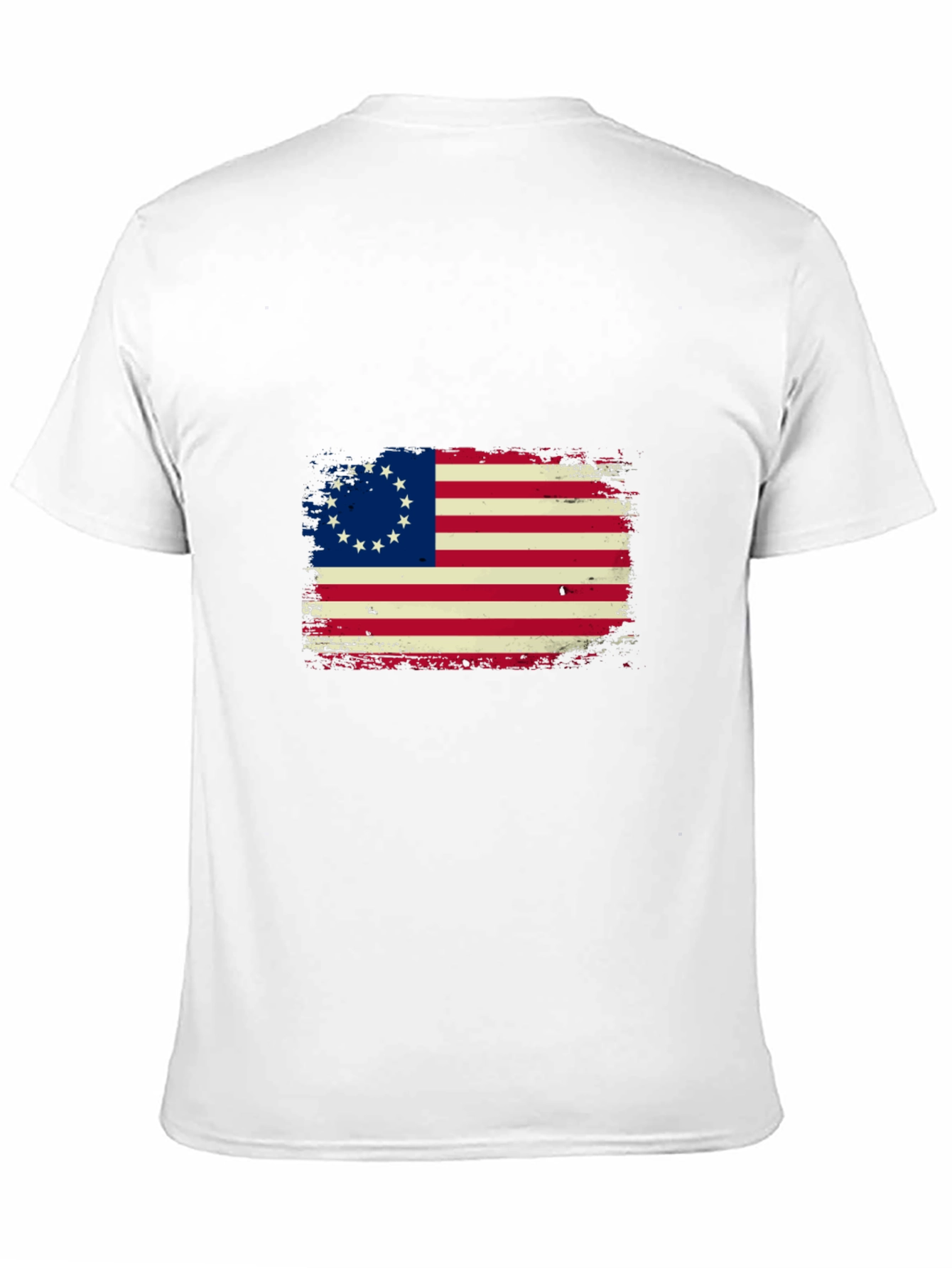 Betsy Ross Flag Graphic Tee - Patriotic Style