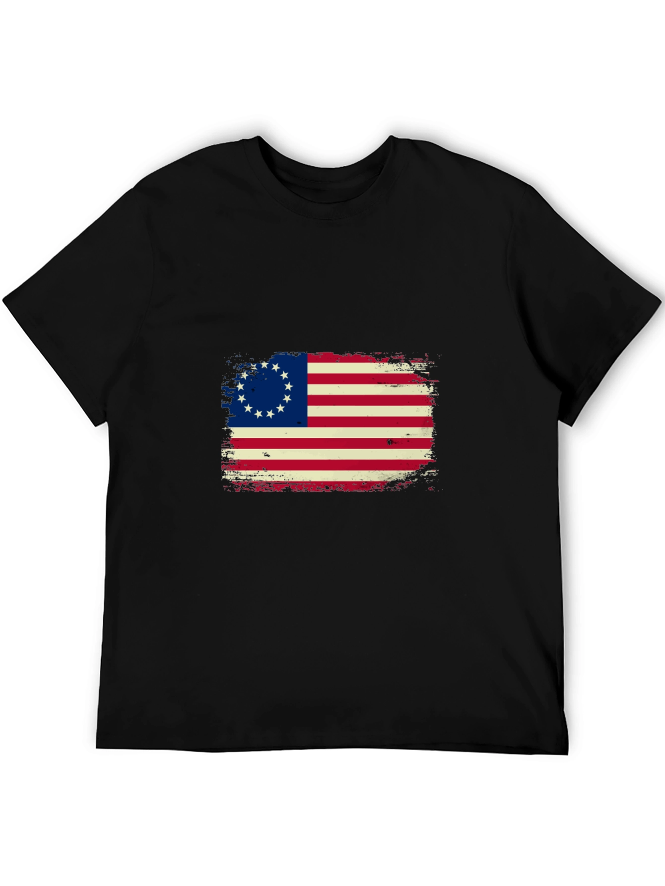 Betsy Ross Flag Graphic Tee - Patriotic Style