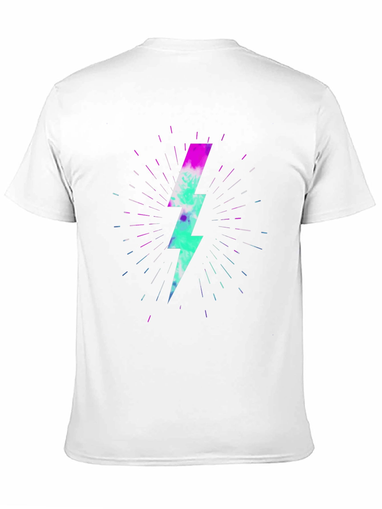 Lightning Bolt Graphic Black T-Shirt