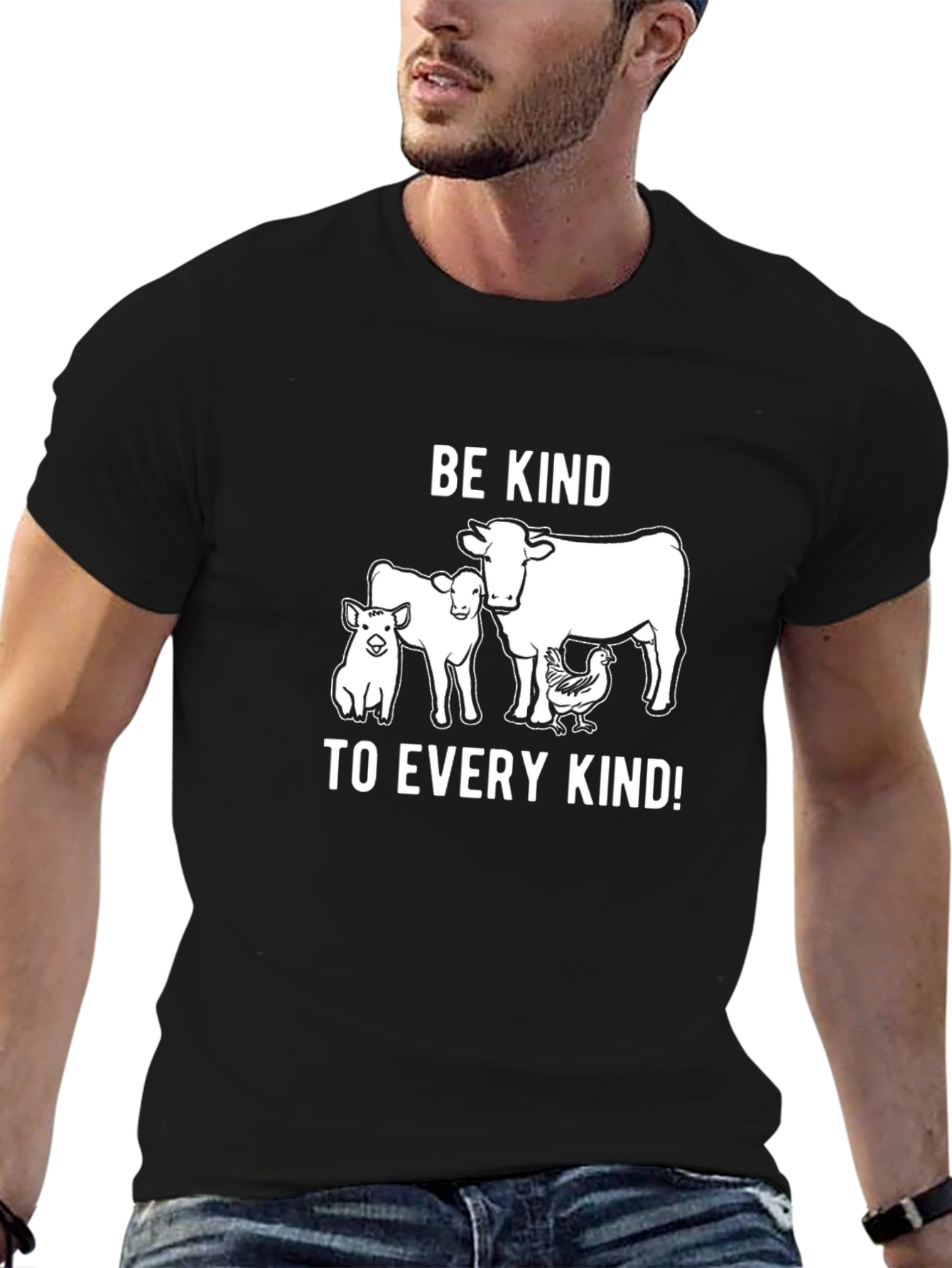 Be Kind Vegan Graphic T-Shirt