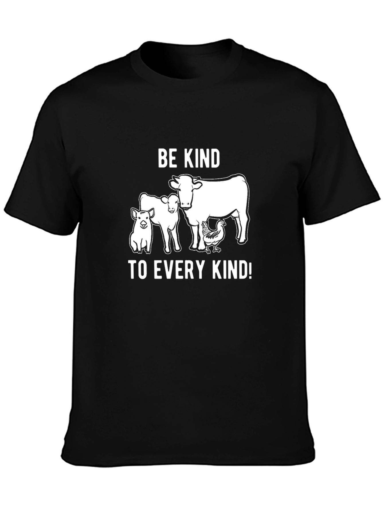 Be Kind Vegan Graphic T-Shirt