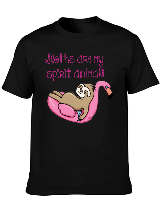 Sloth Spirit Animal Graphic Tee