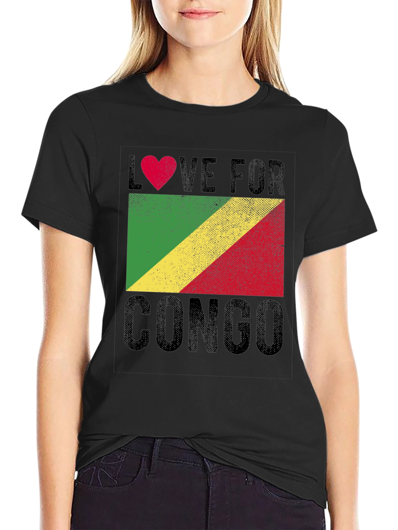 Love for Congo Flag T-Shirt