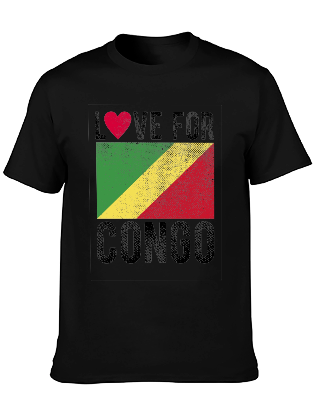 Love for Congo Flag T-Shirt