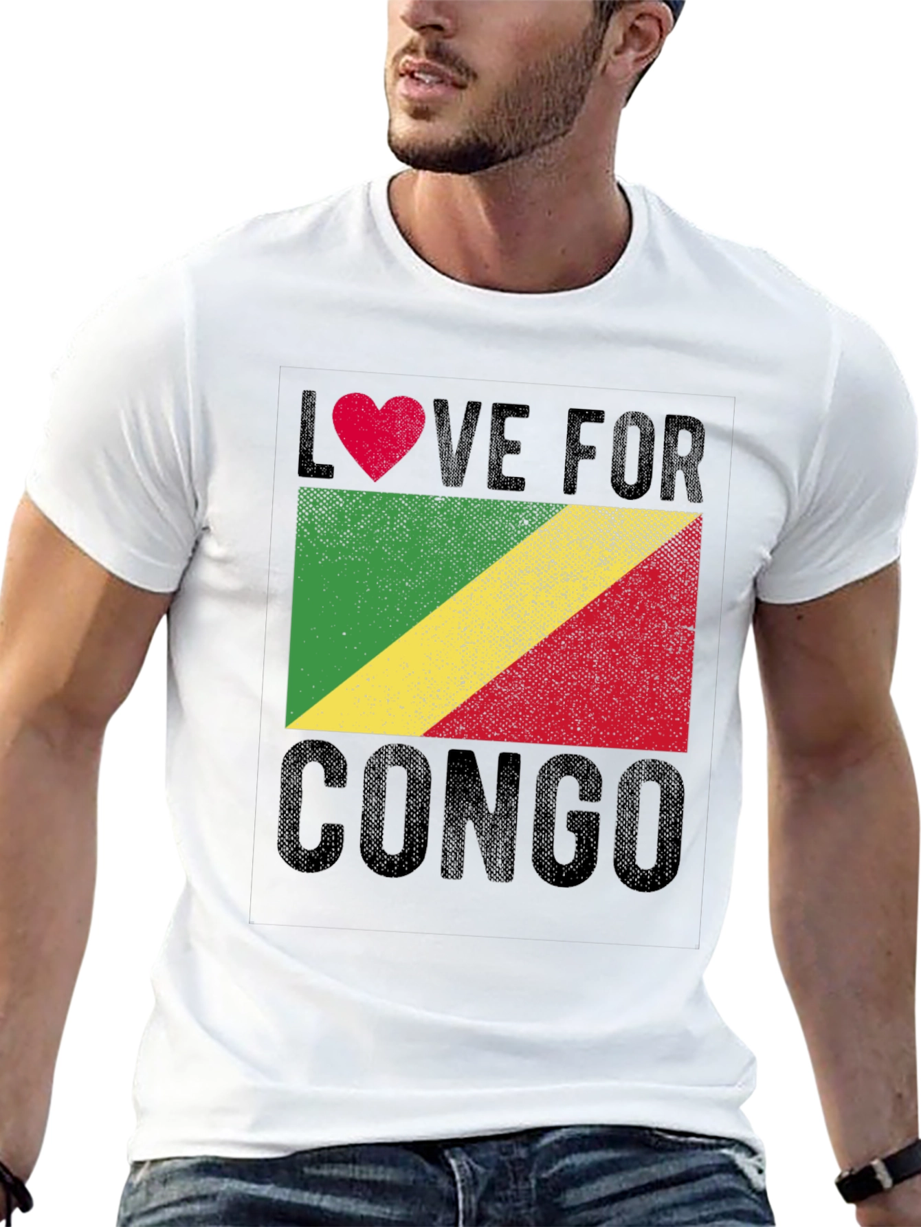 Love for Congo Flag T-Shirt