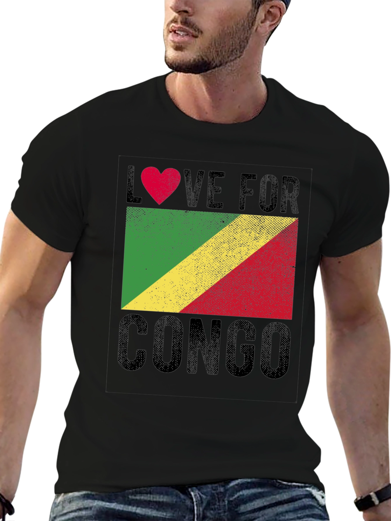 Love for Congo Flag T-Shirt