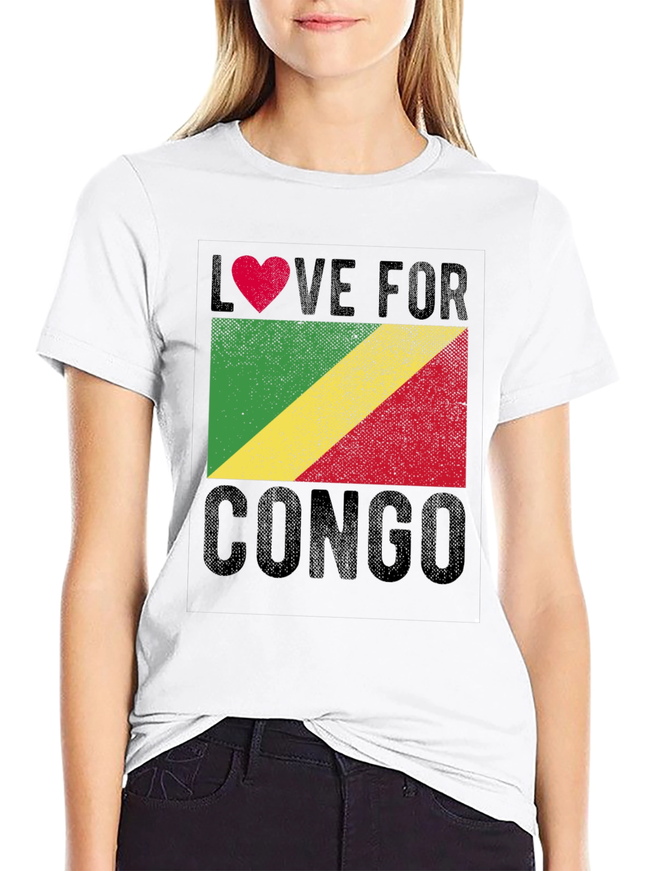 Love for Congo Flag T-Shirt