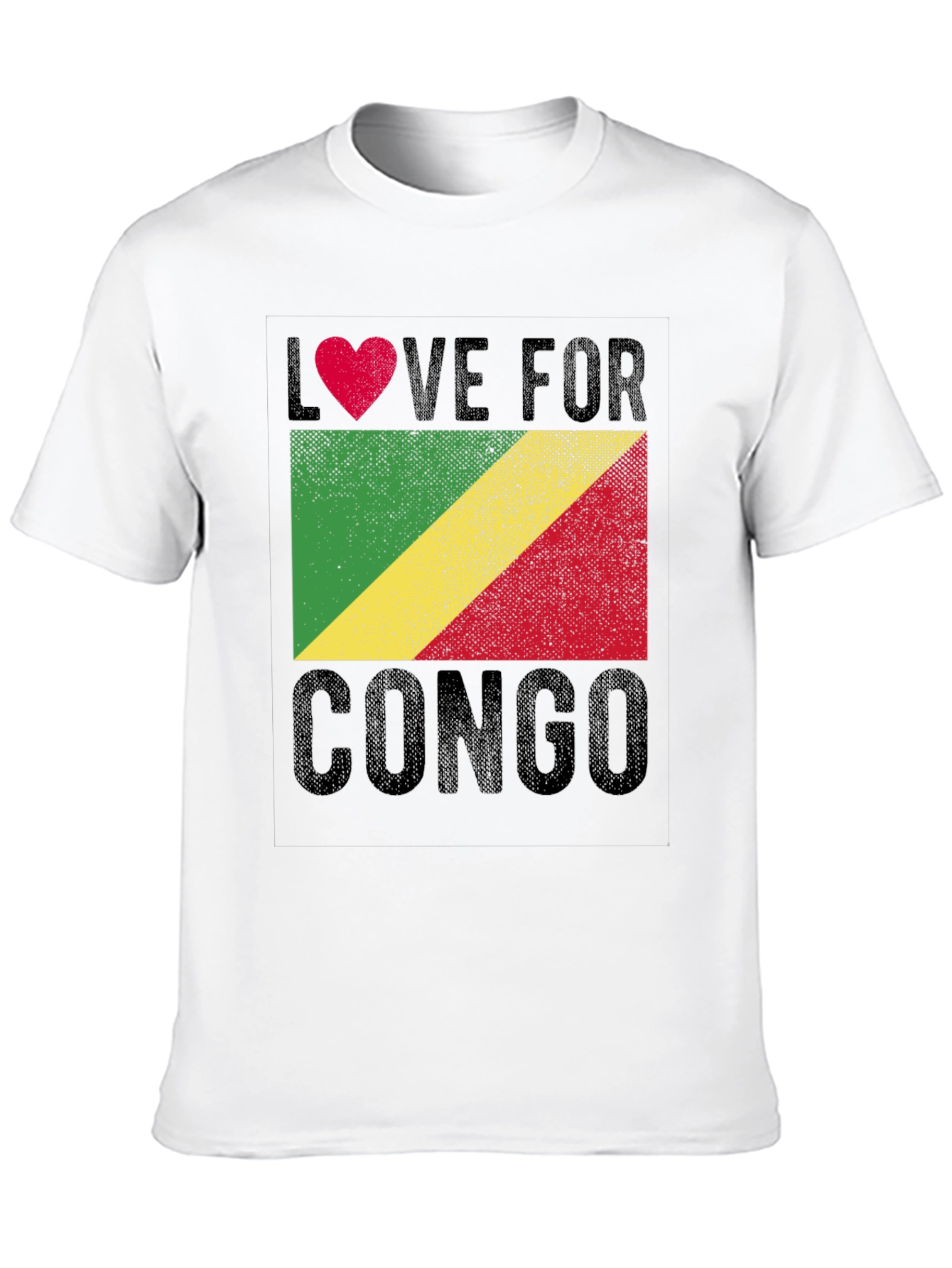 Love for Congo Flag T-Shirt