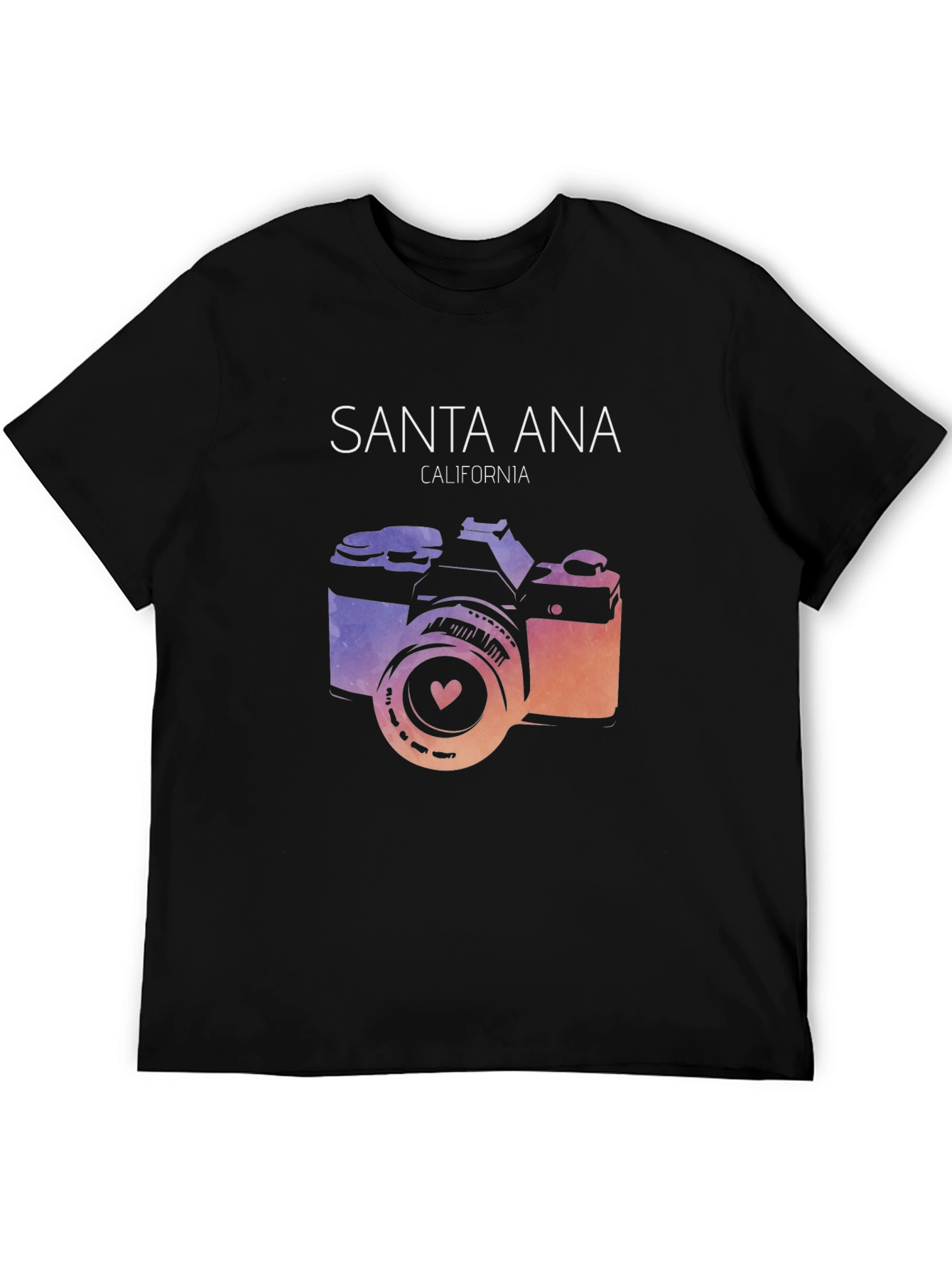Santa Ana California Camera Graphic Tee